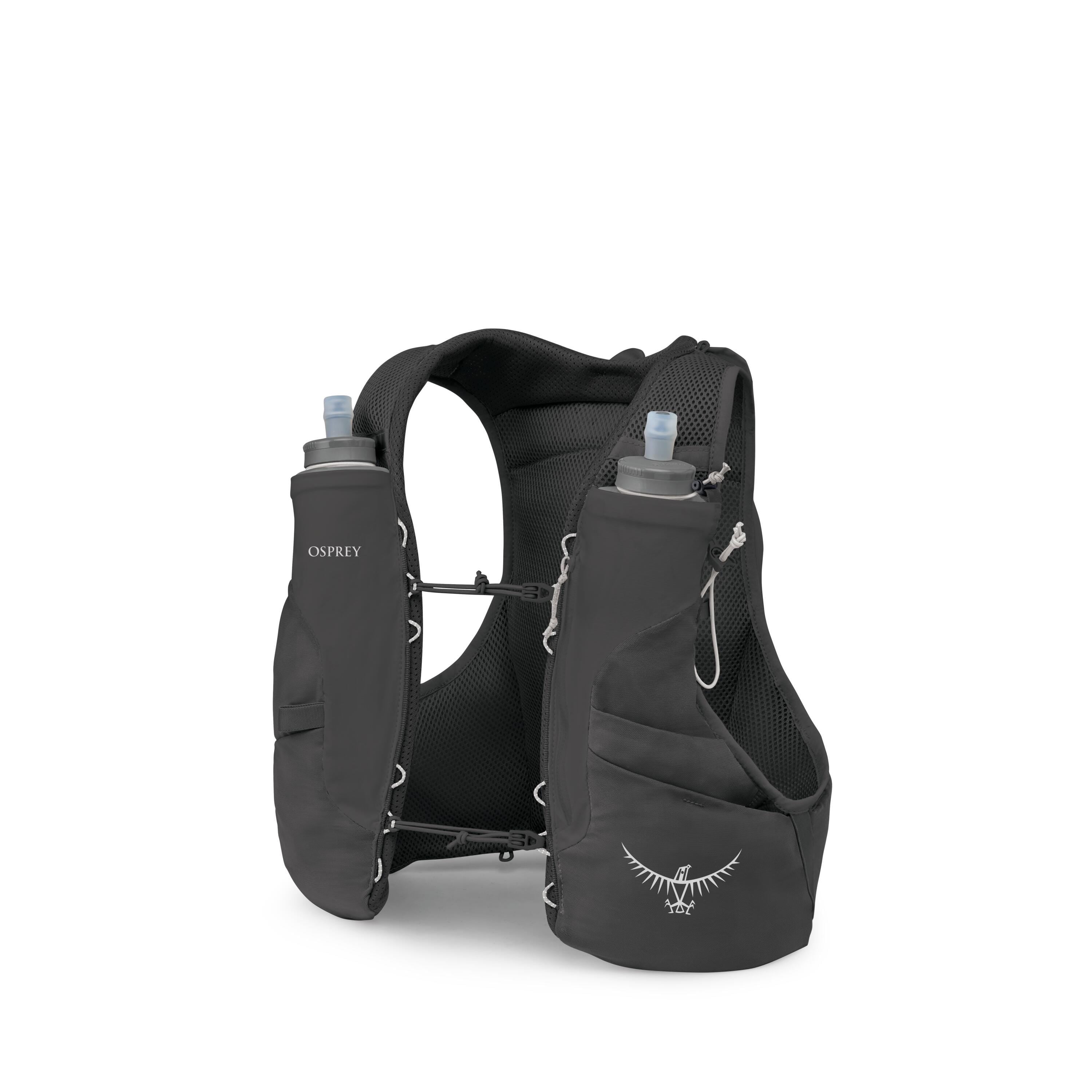 Osprey Duro 6 Run Hydration Vest 6L in Black — angle view 2