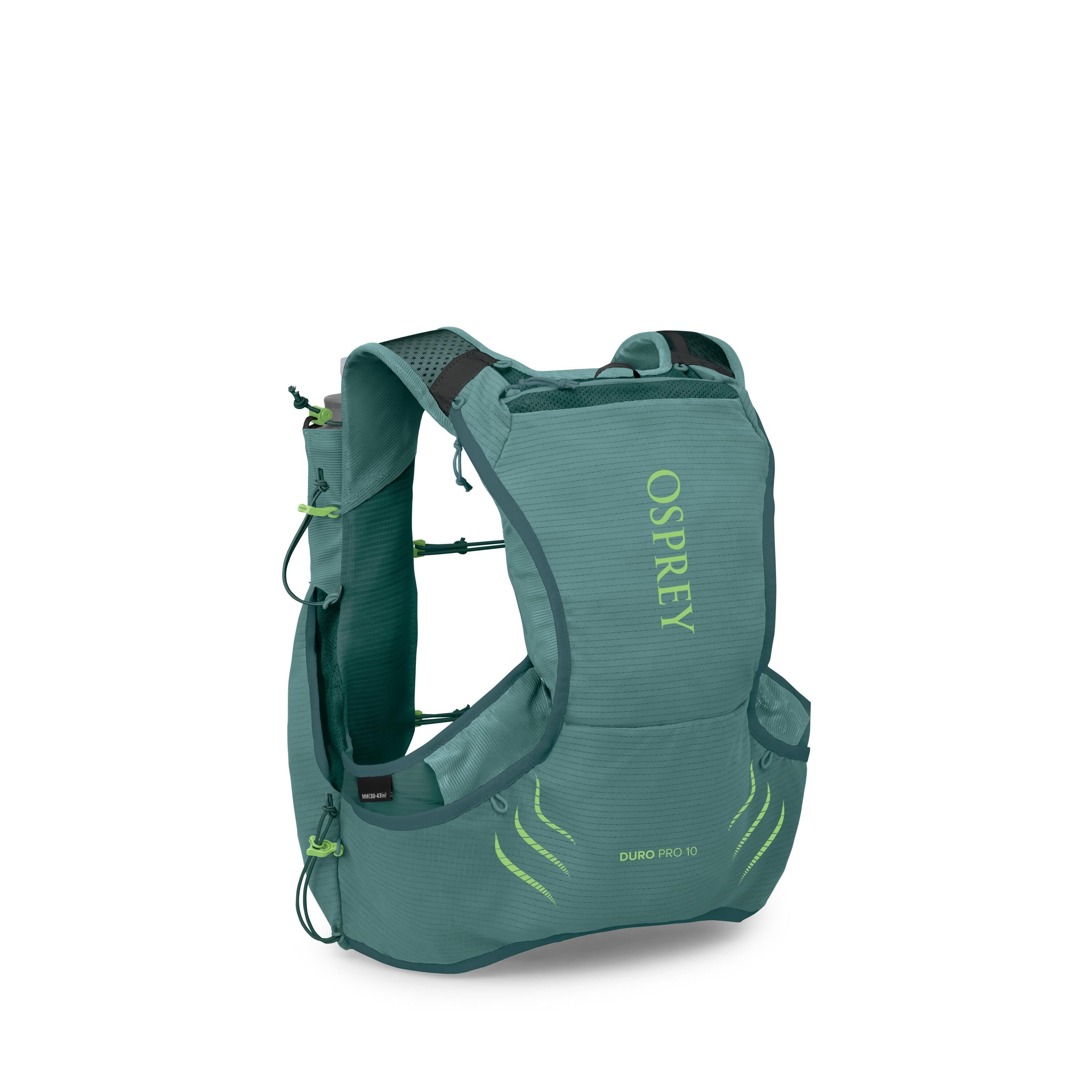 Osprey Duro Pro 10 Run Hydration Vest 10L in Cascade Blue — back view