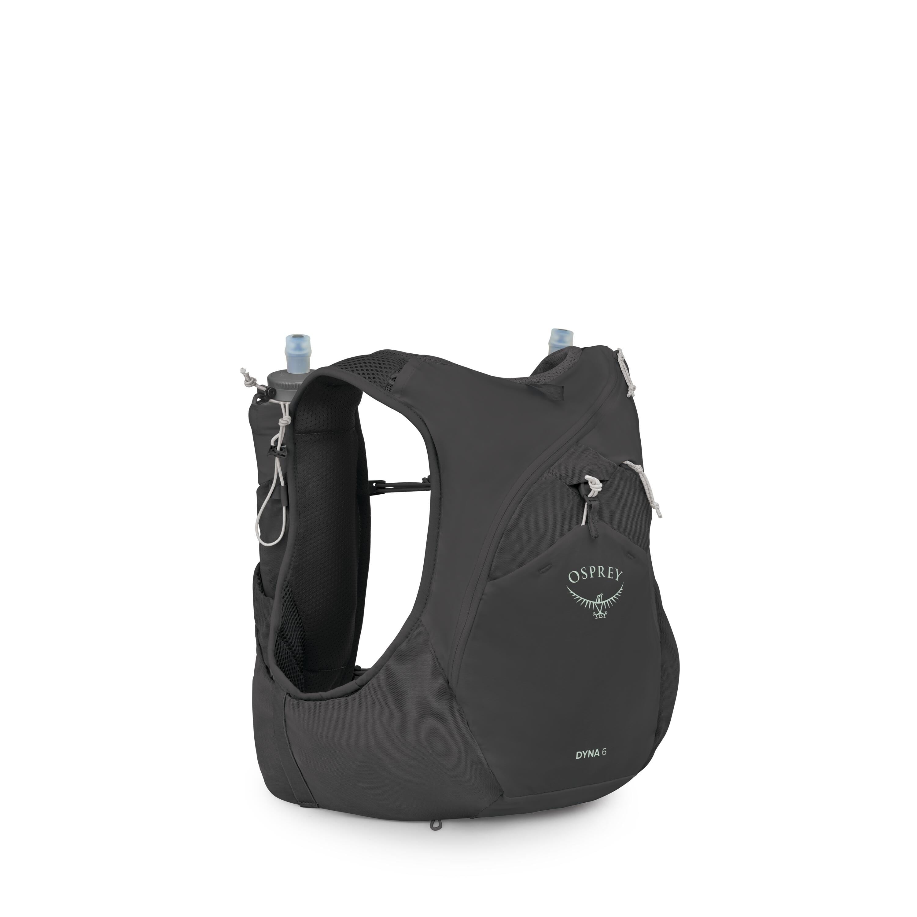 Osprey Dyna 6 Run Hydration Vest 6L in Black — back view