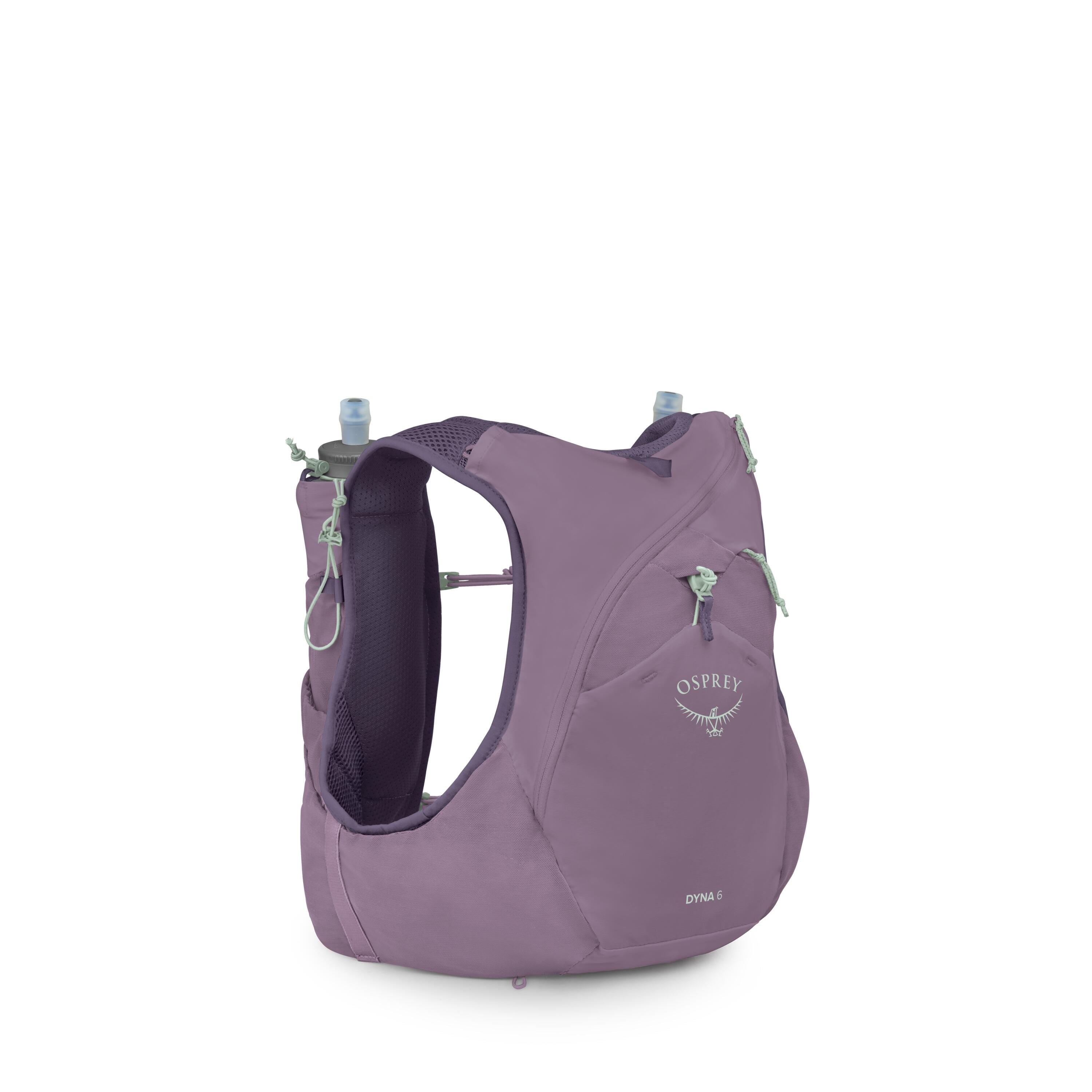 Osprey Dyna 6 Run Hydration Vest 6L in Purple Dusk — back view
