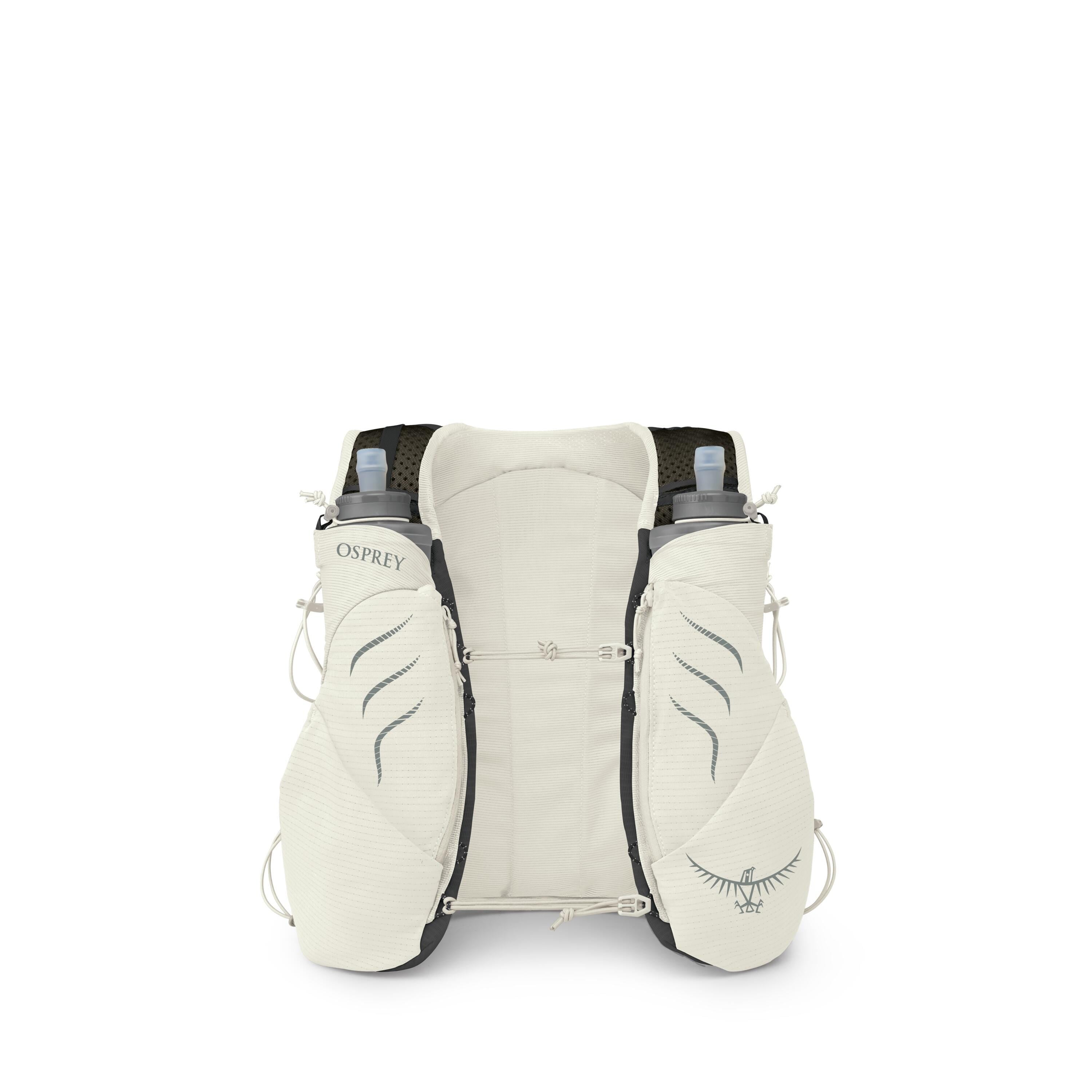 Osprey Dyna Pro 10 Run Hydration Vest 10L in Mystery White — front view