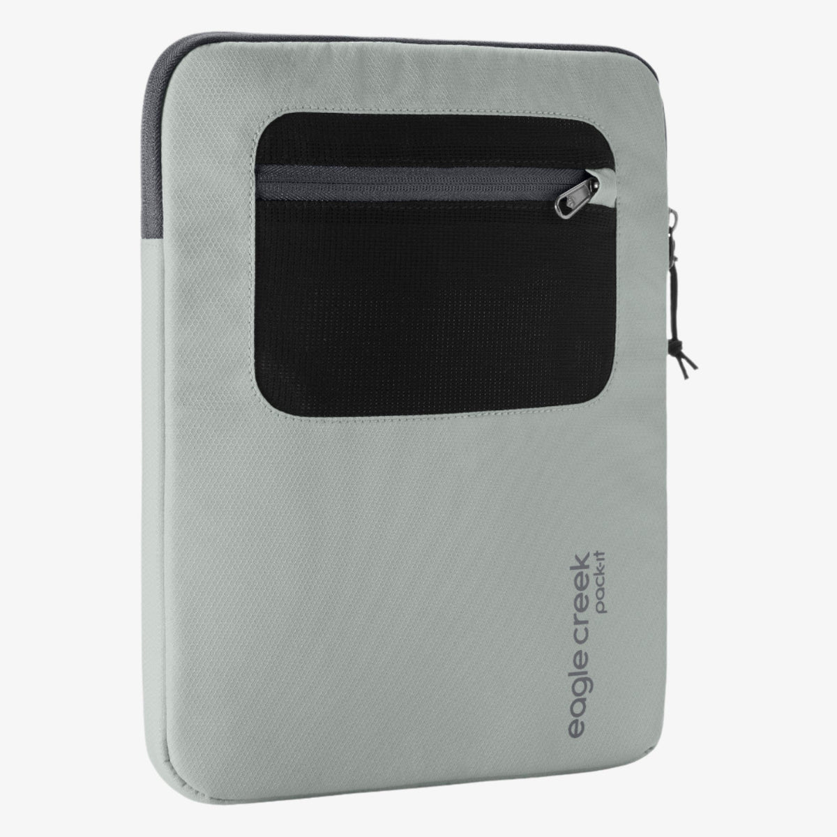 Eagle Creek Pack-It E-Tools 12" Laptop Sleeve in Storm Grey — front view # color_Storm Grey