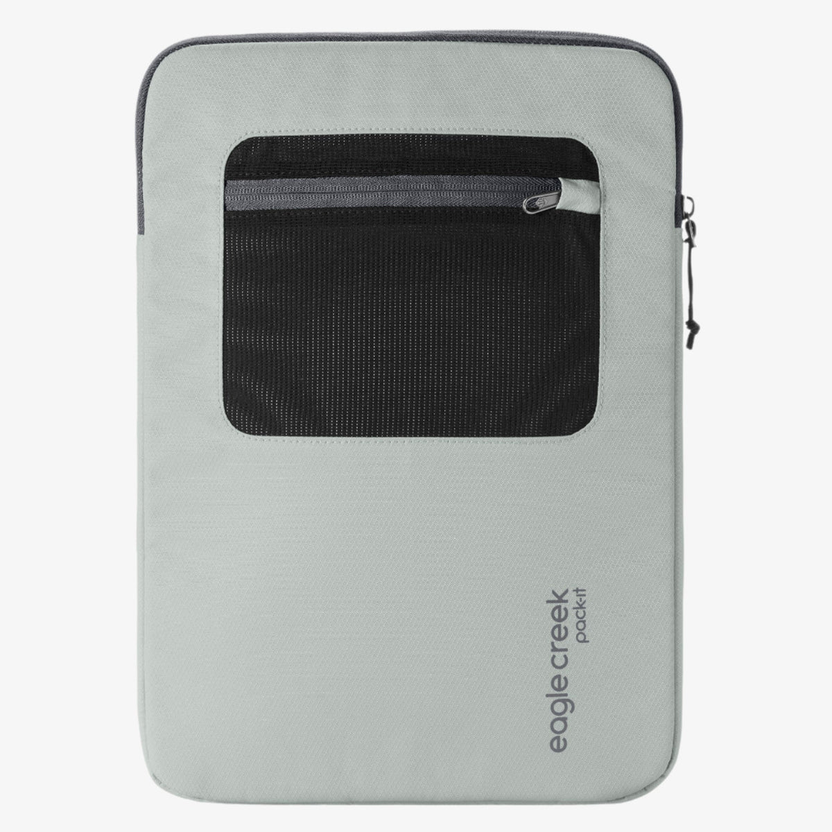 Eagle Creek Pack-It E-Tools 14" Laptop Sleeve in Storm Grey — back view # color_Storm Grey