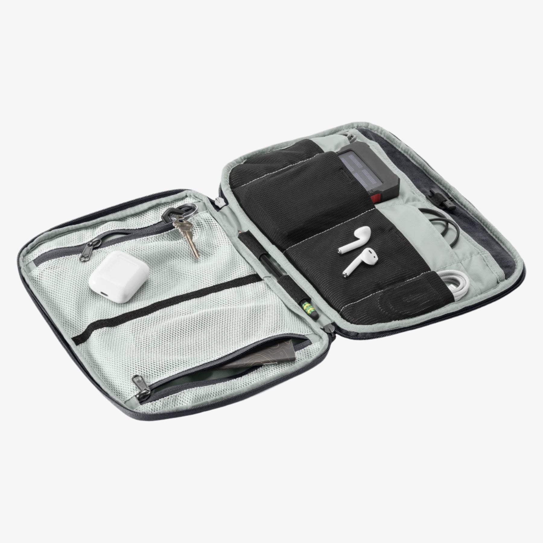 Eagle Creek Pack-It E-Tools Organizer Pro in Storm Grey — angle view 2