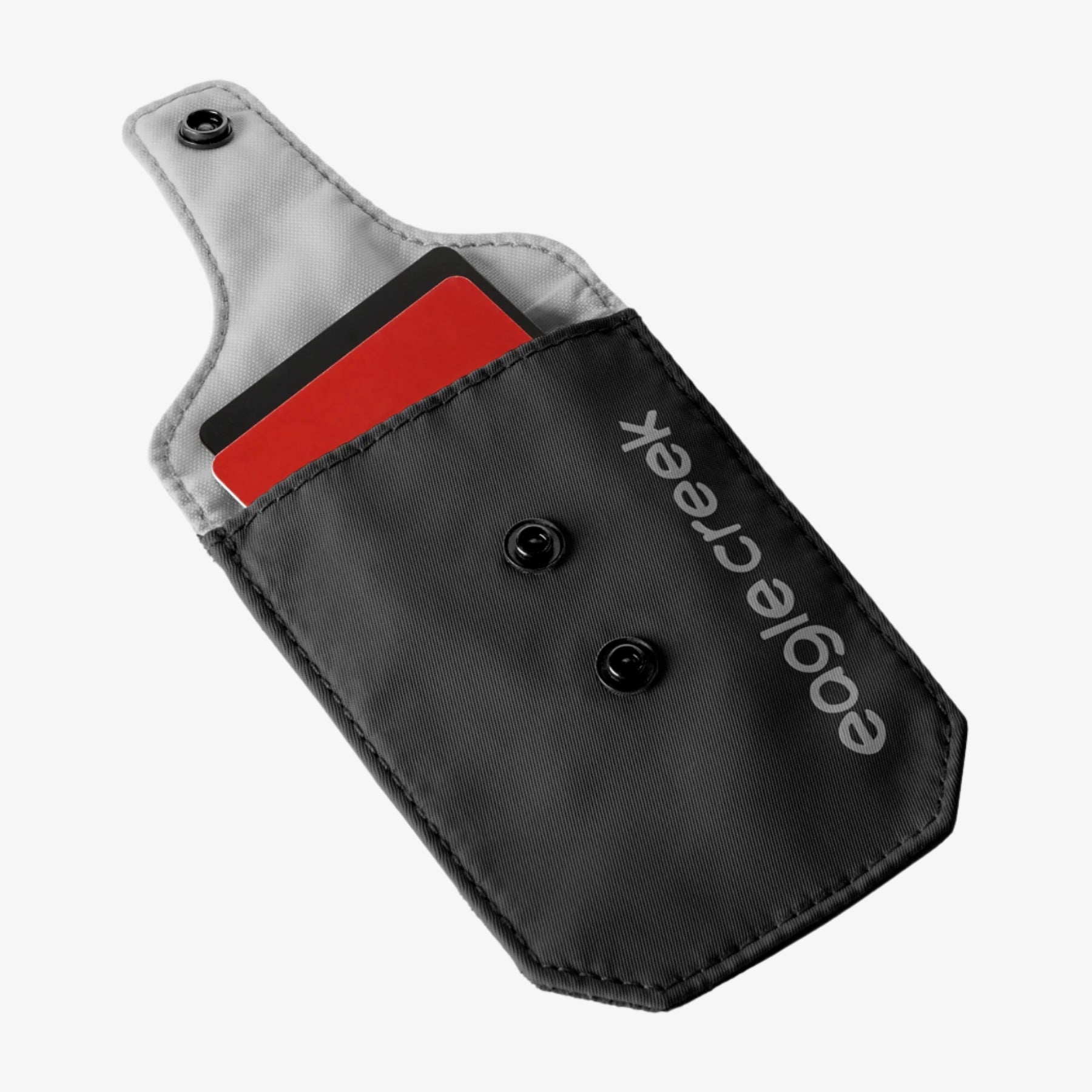 Eagle Creek Undercover RFID Bra Pouch in Black — interior view