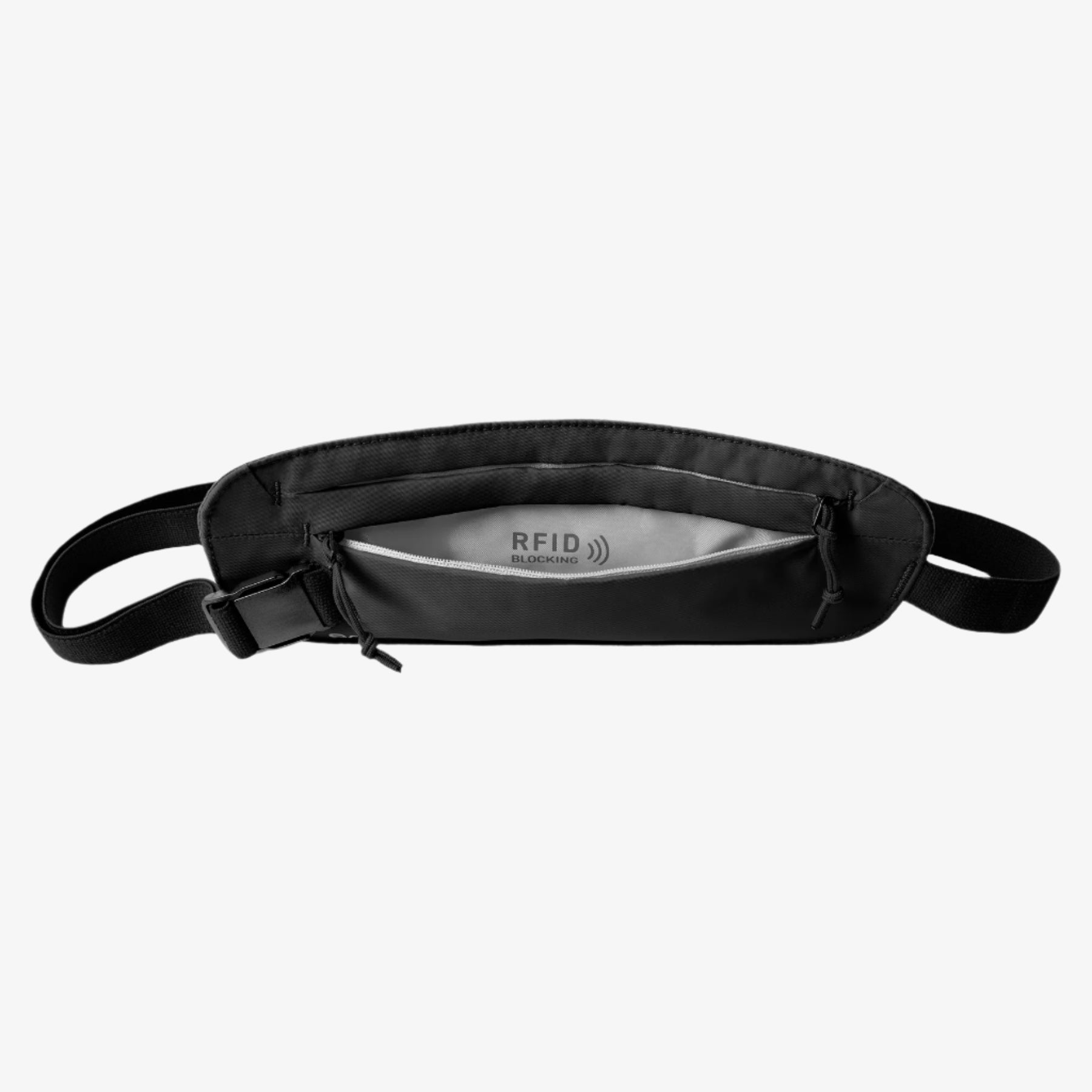 Eagle Creek Undercover RFID Money Belt in Black — interior view