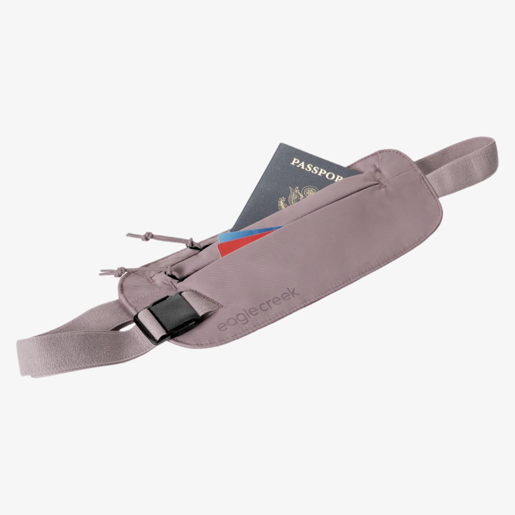 Eagle Creek Undercover RFID Money Belt in Orchid — detail view