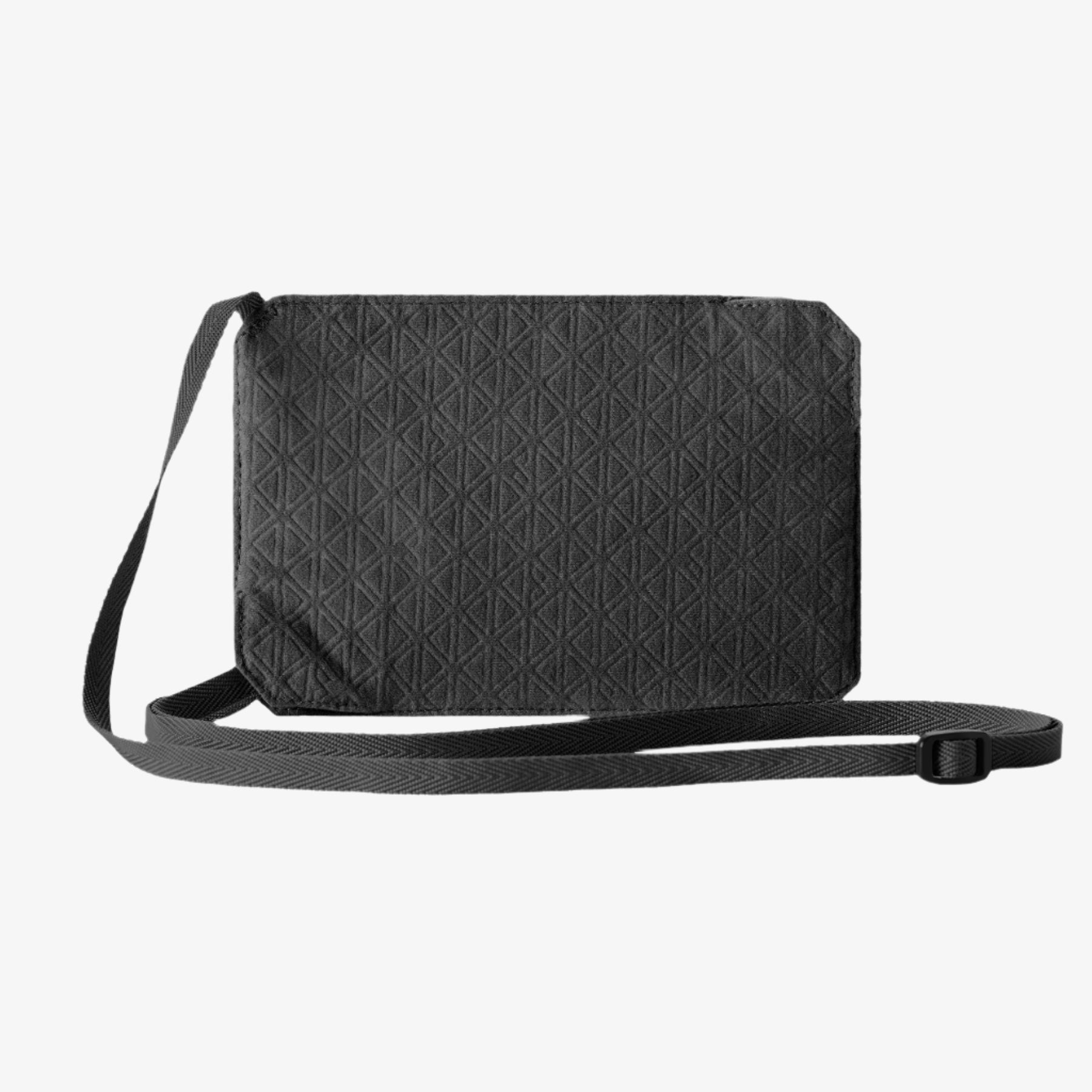 Eagle Creek Undercover RFID Neck Wallet in Black — angle view 3