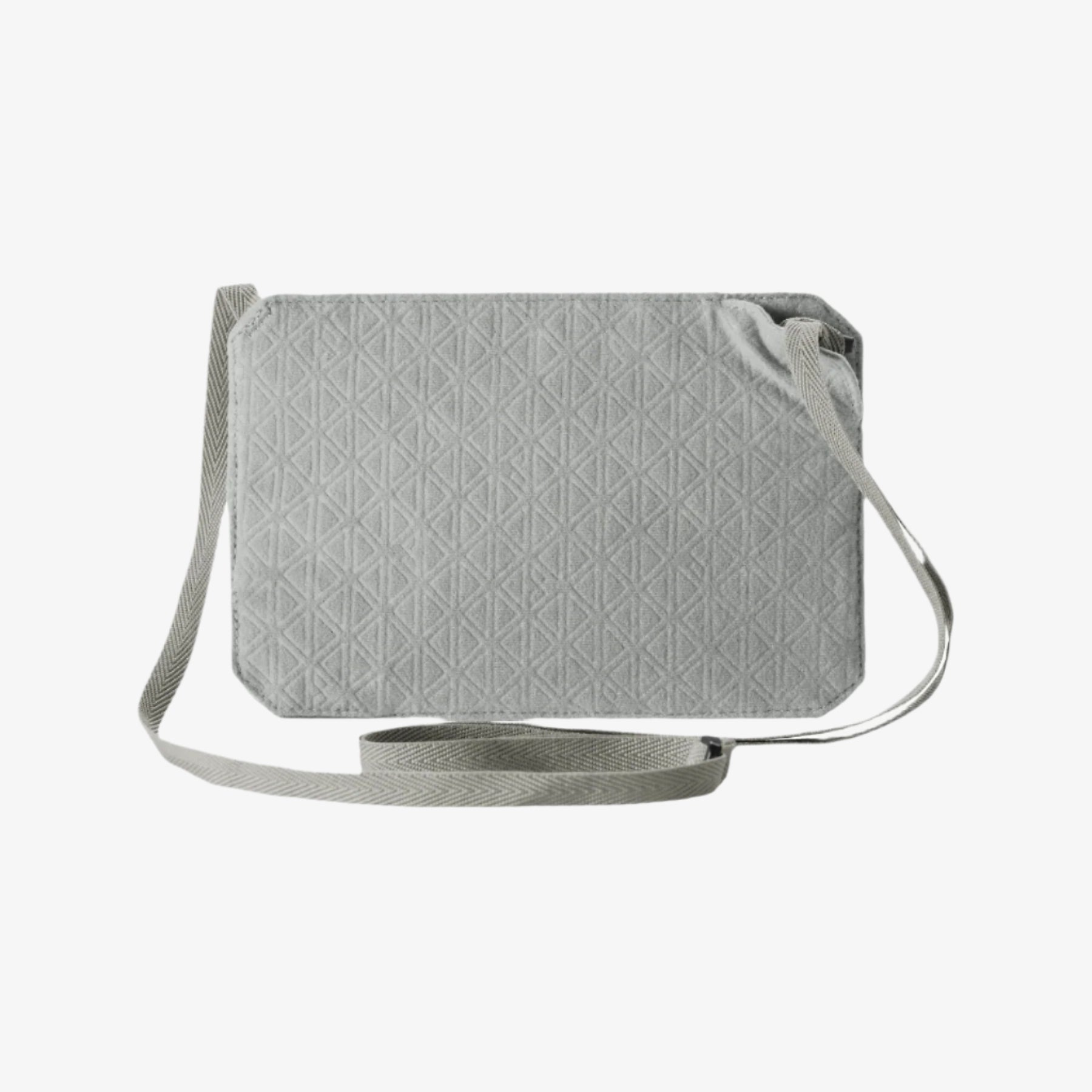 Eagle Creek Undercover RFID Neck Wallet in Storm Grey — angle view 2