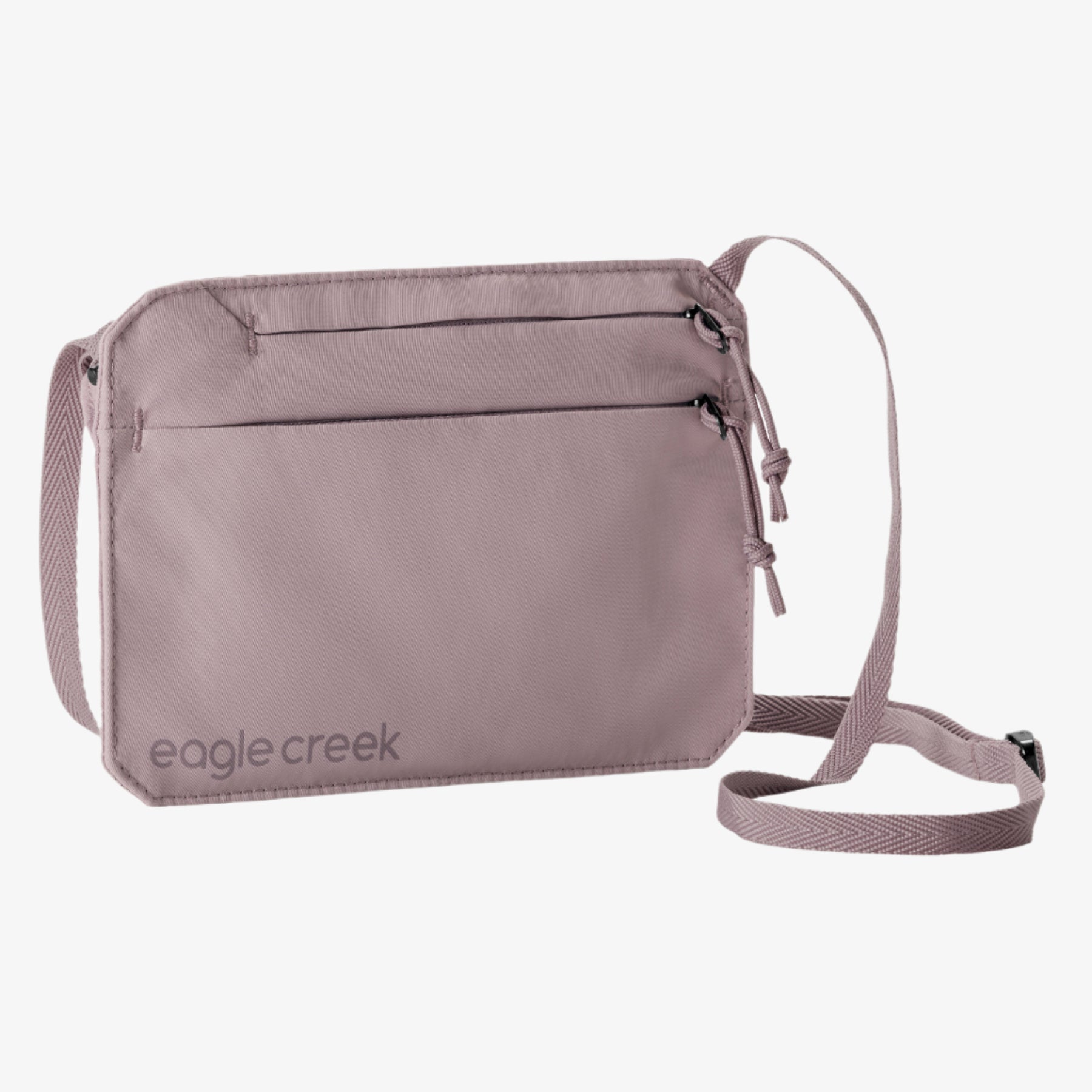 Eagle Creek Undercover RFID Neck Wallet in Orchid — front view