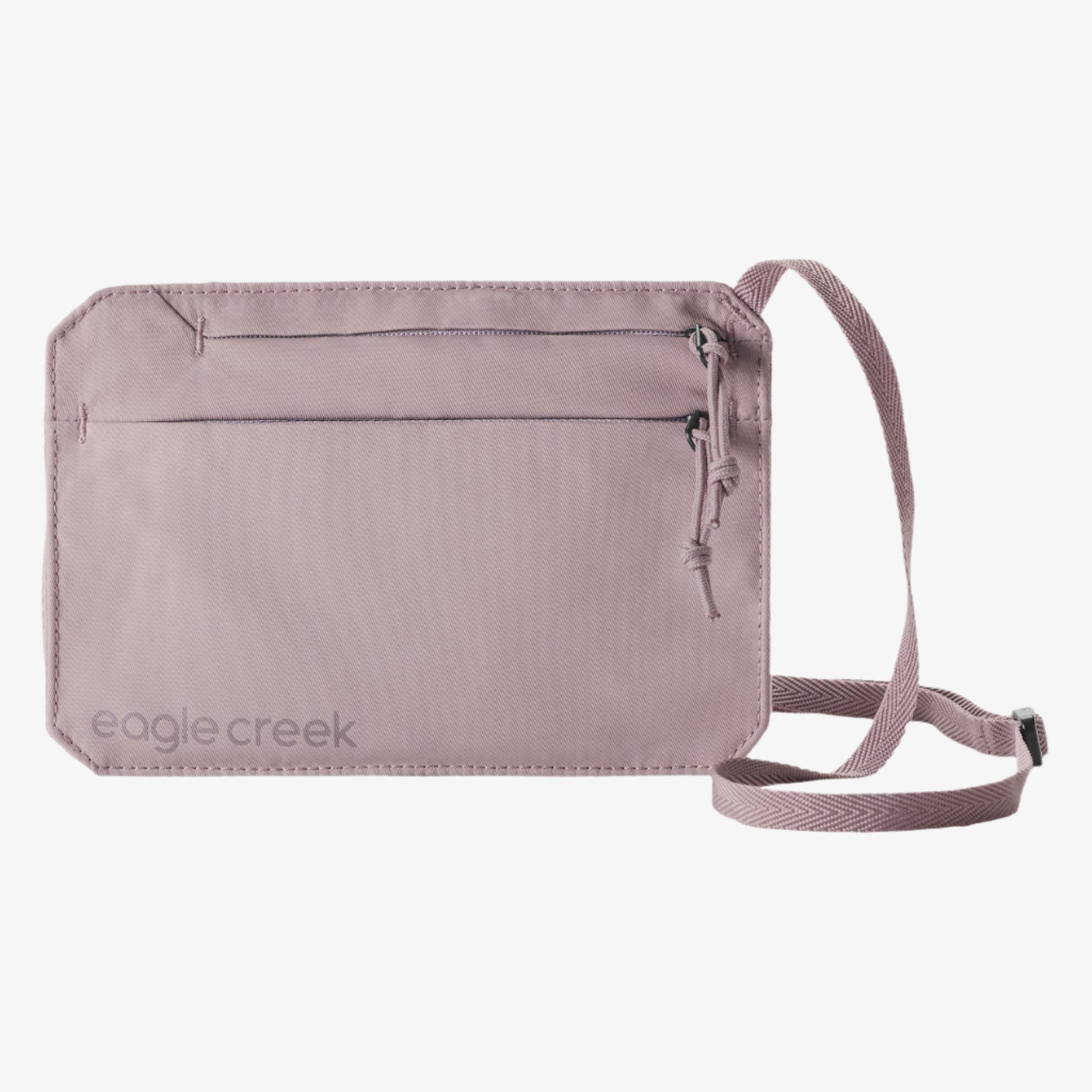 Eagle Creek Undercover RFID Neck Wallet in Orchid — back view