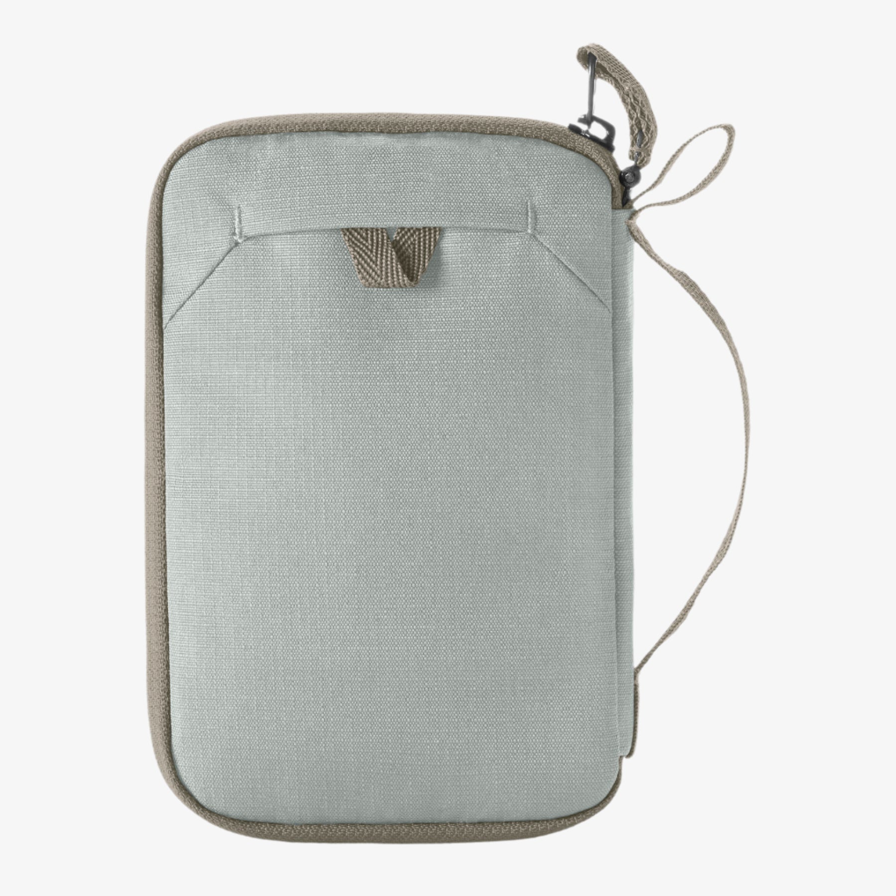 Eagle Creek Stash RFID Passport Wallet in Storm Grey — angle view 3