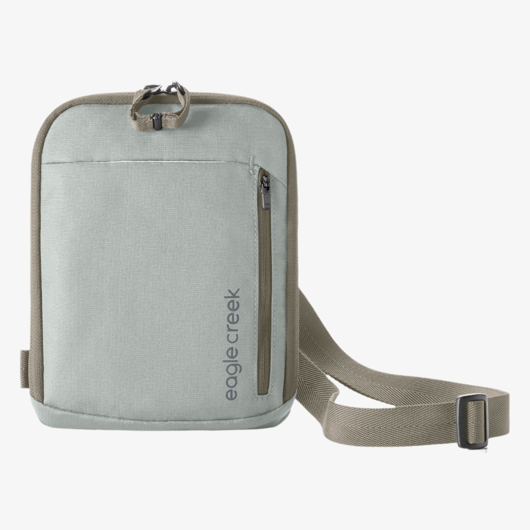Eagle Creek Stash RFID Crossbody Bag in Storm Grey — angle view 2