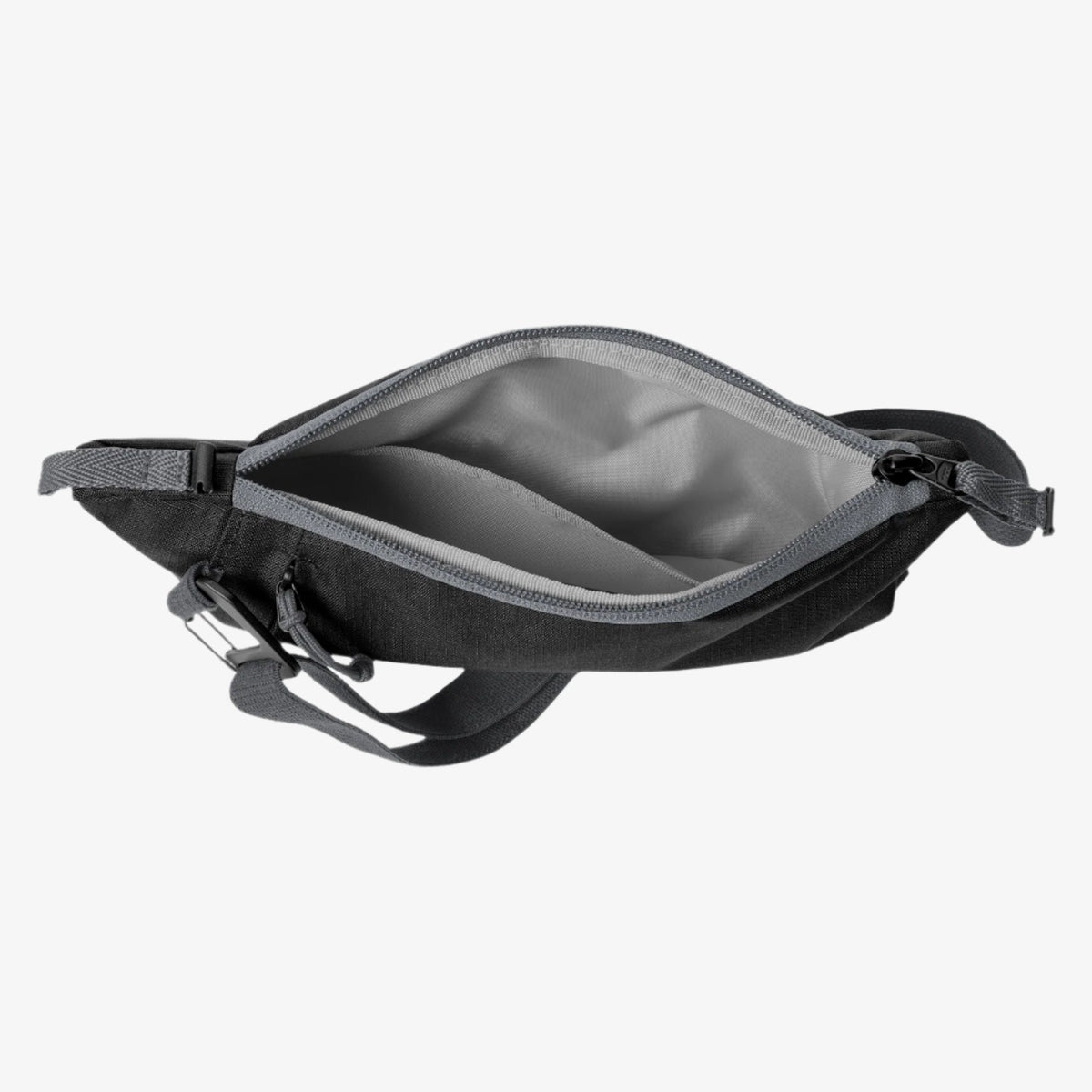 Eagle Creek Stash RFID Sling Bag in Black — interior view # color_Black