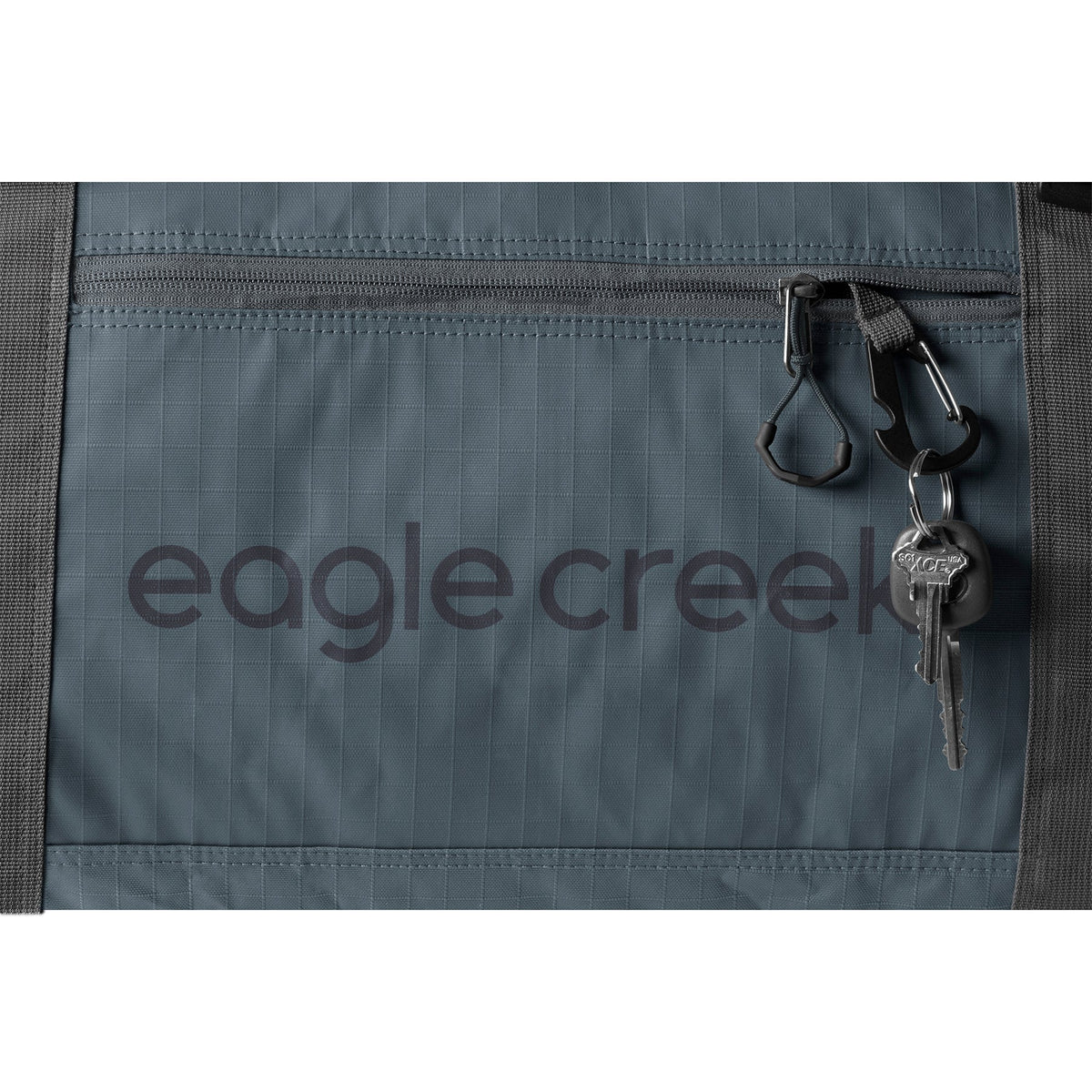 Eagle Creek No Matter What Duffel 60L in Smoke — detail view