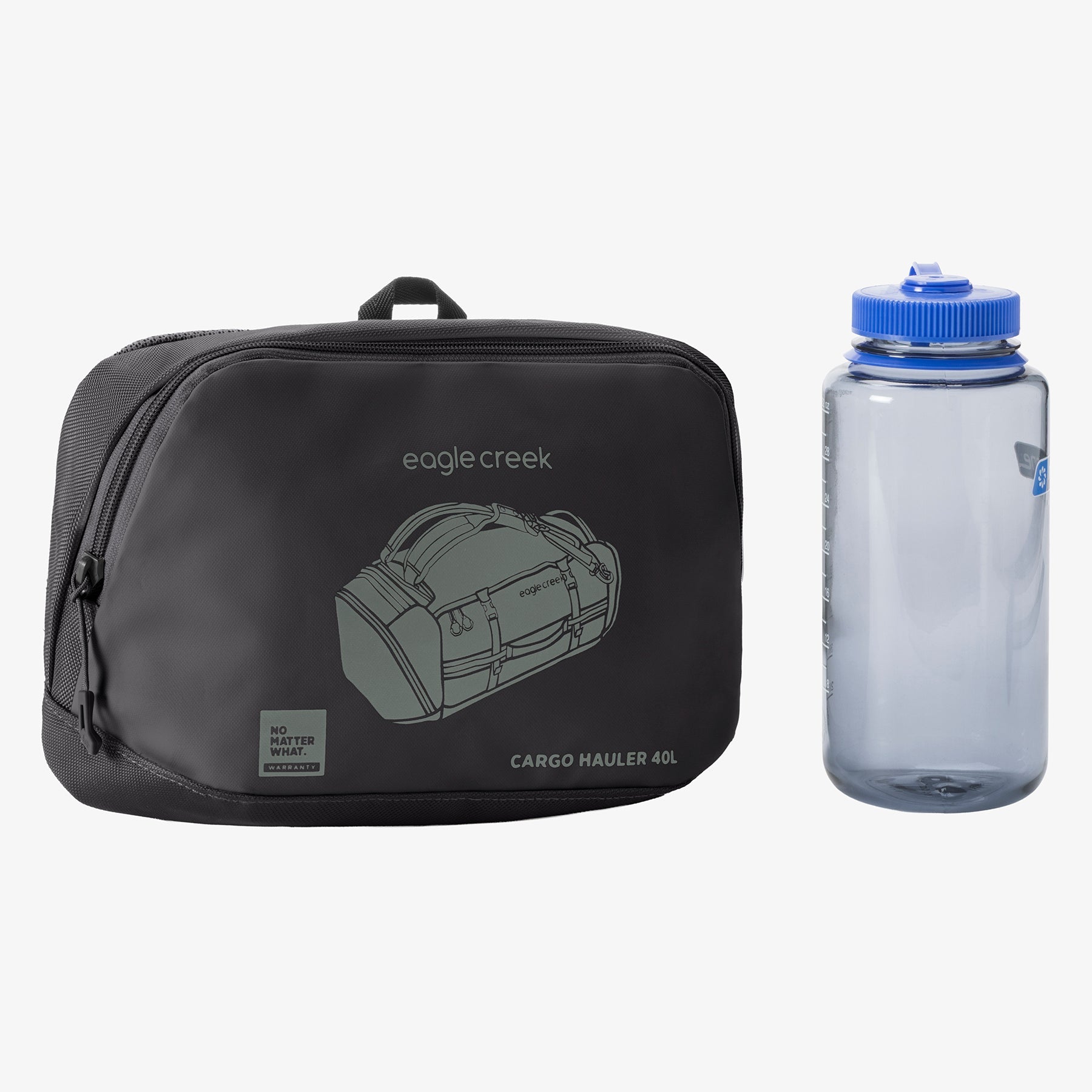 Eagle Creek Cargo Hauler 40L Duffel Bag in Black — angle view 2