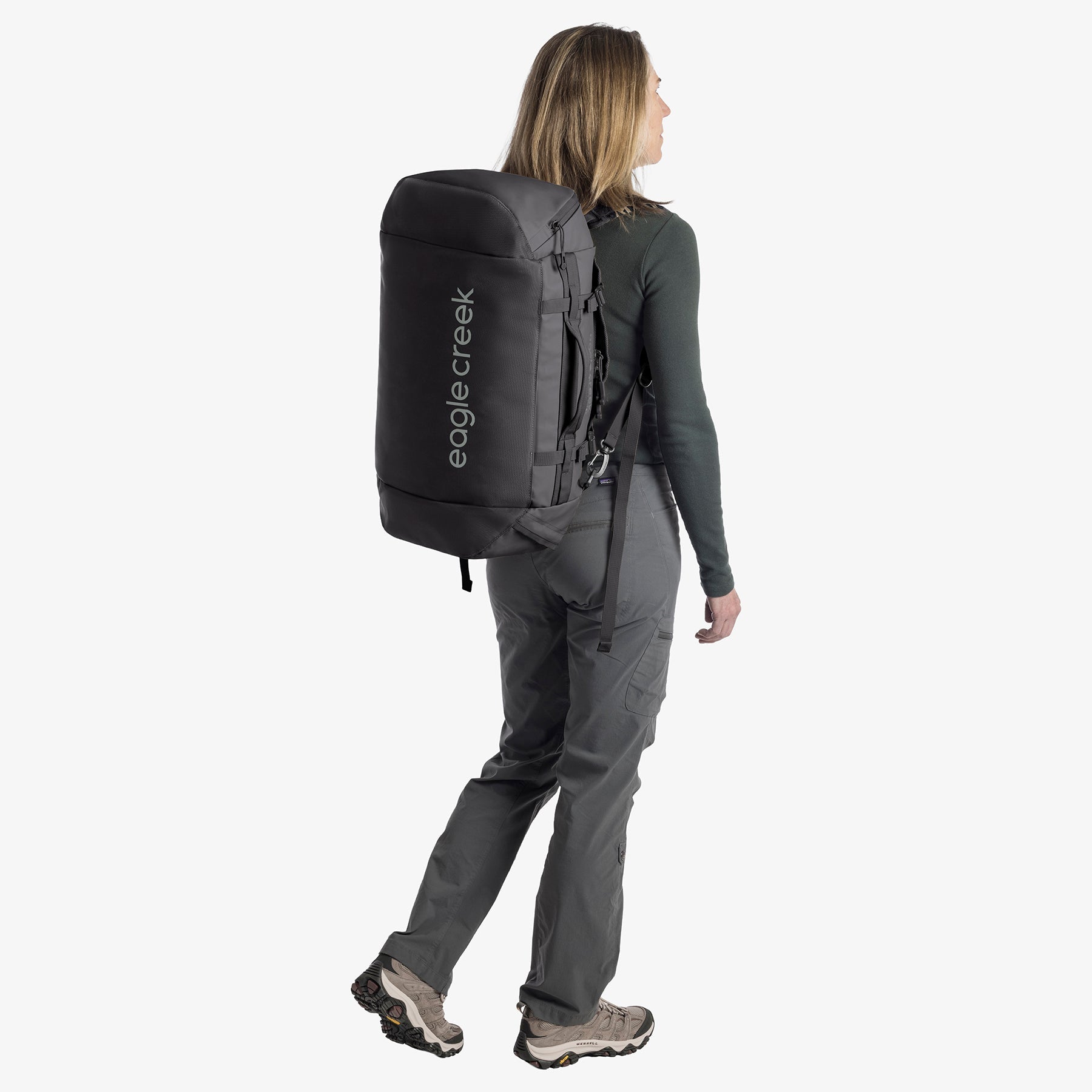 Eagle Creek Cargo Hauler 40L Duffel Bag in Black — detail view 2