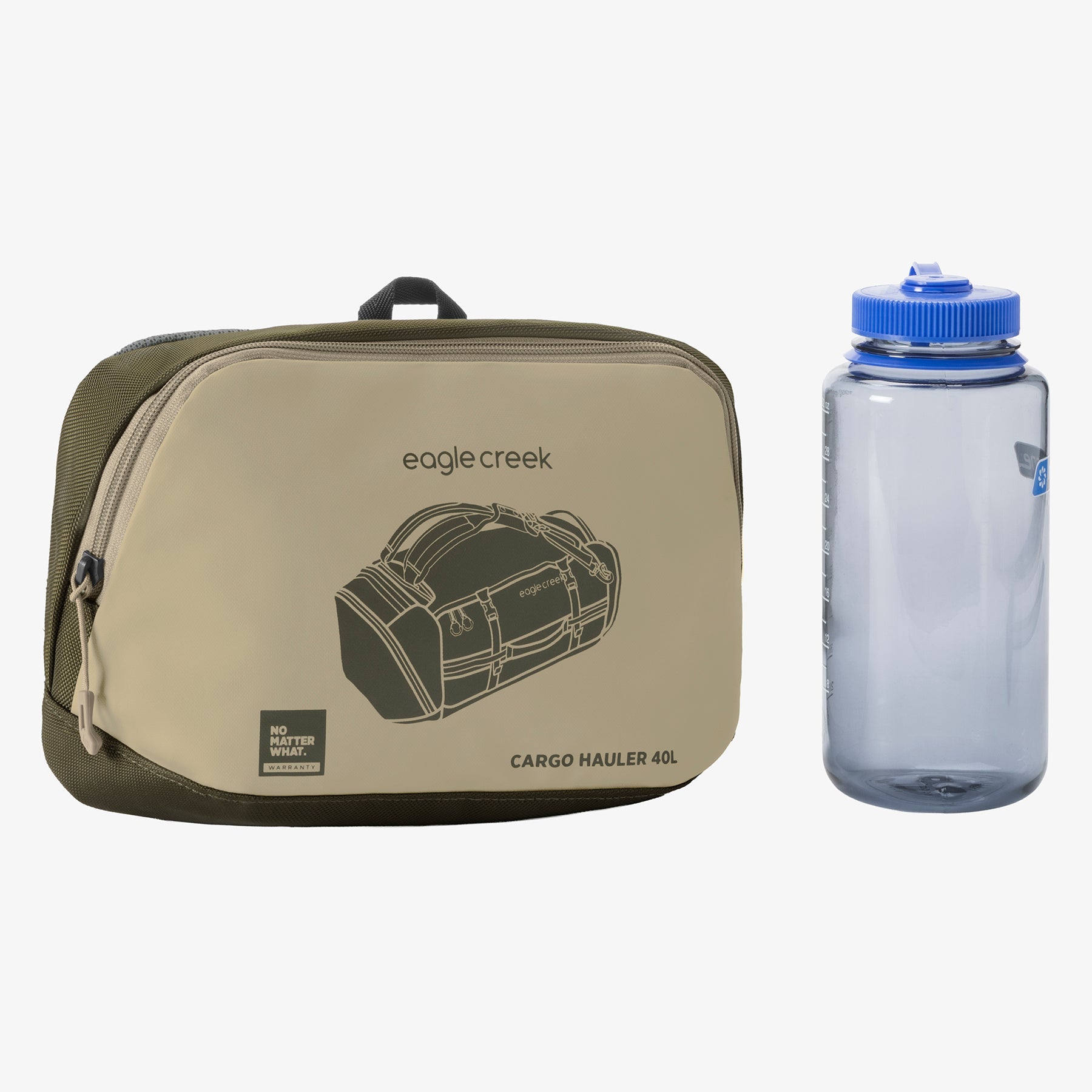 Eagle Creek Cargo Hauler 40L Duffel Bag in Desert Tan — angle view 2