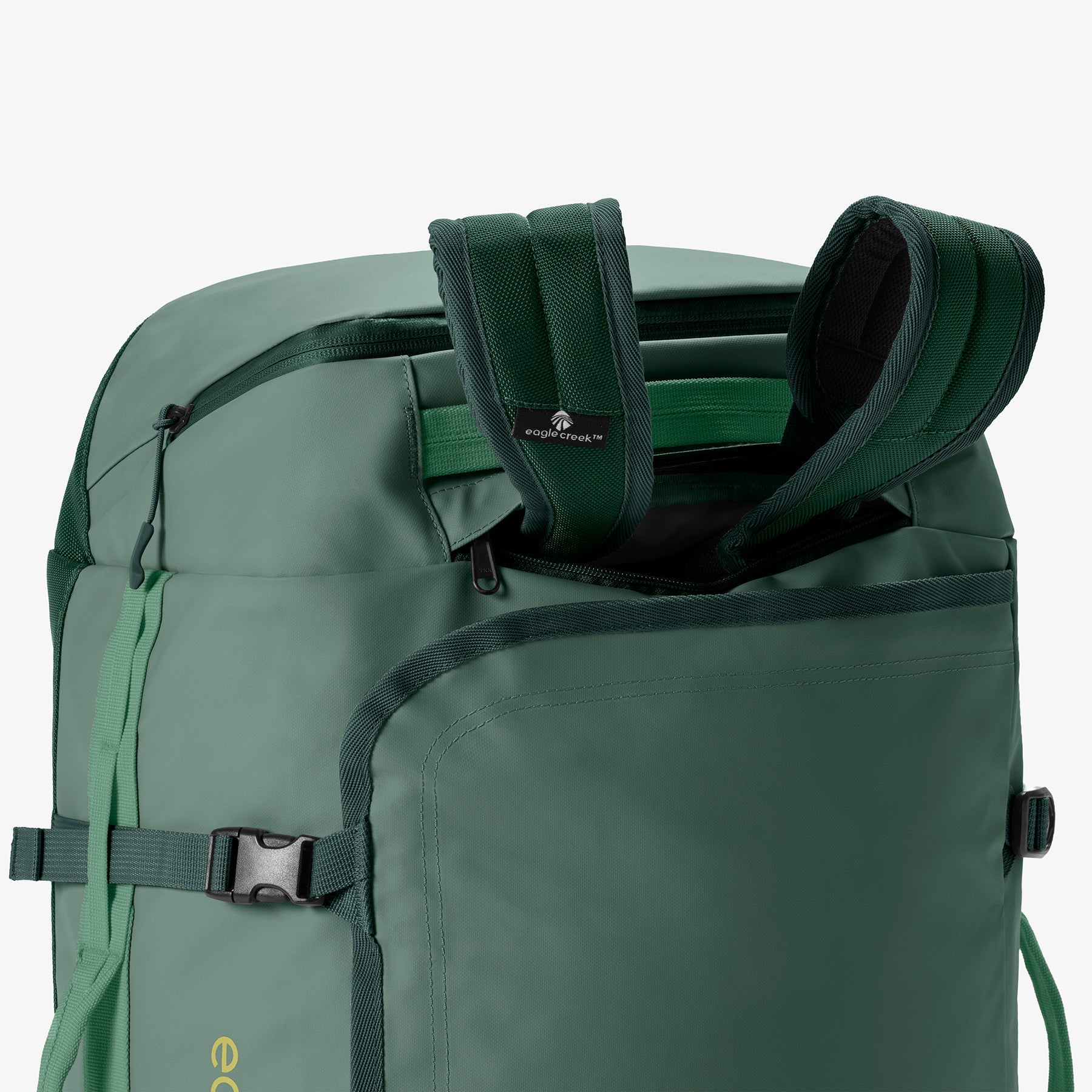 Eagle Creek Cargo Hauler 40L Duffel Bag in Sycamore Green — interior view