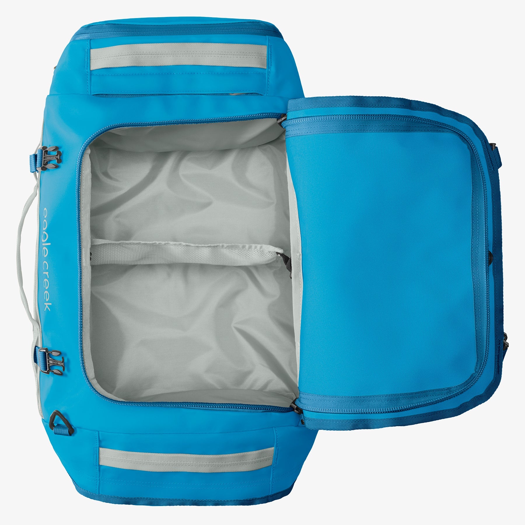 Eagle Creek Cargo Hauler 40L Duffel Bag in Harbor Blue — angle view 3