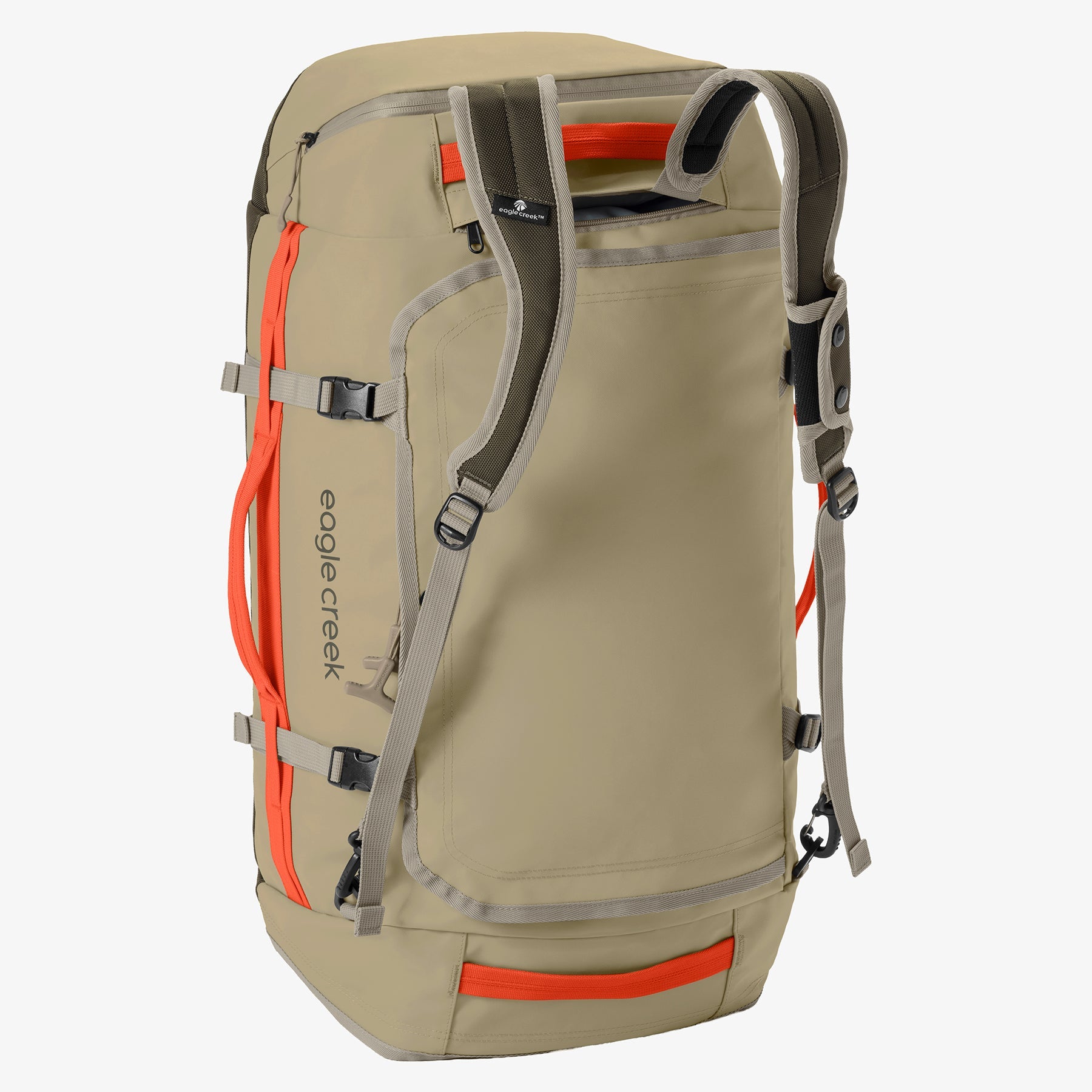 Eagle Creek Cargo Hauler 60L Duffel Bag in Desert Tan — back view