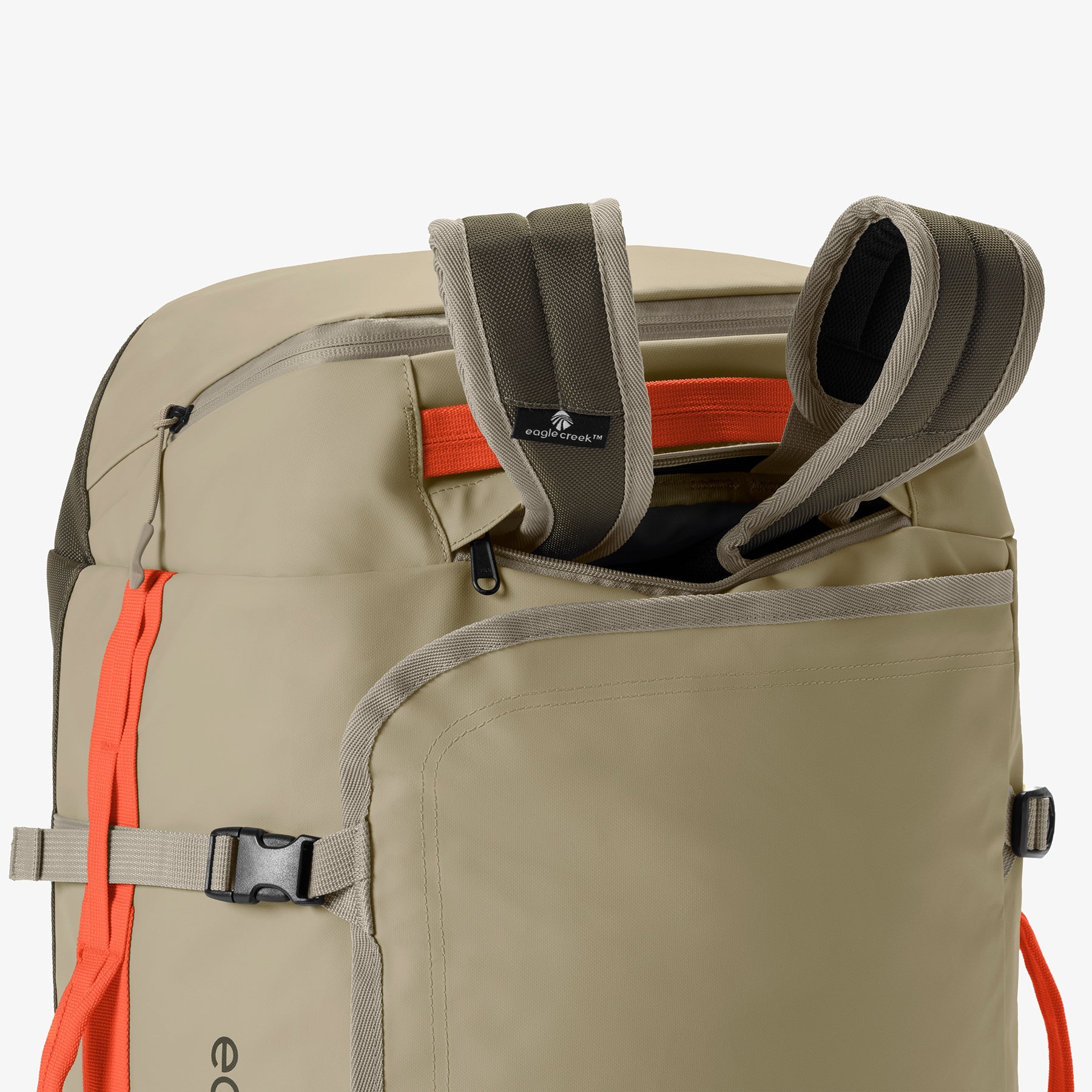 Eagle Creek Cargo Hauler 60L Duffel Bag in Desert Tan — interior view