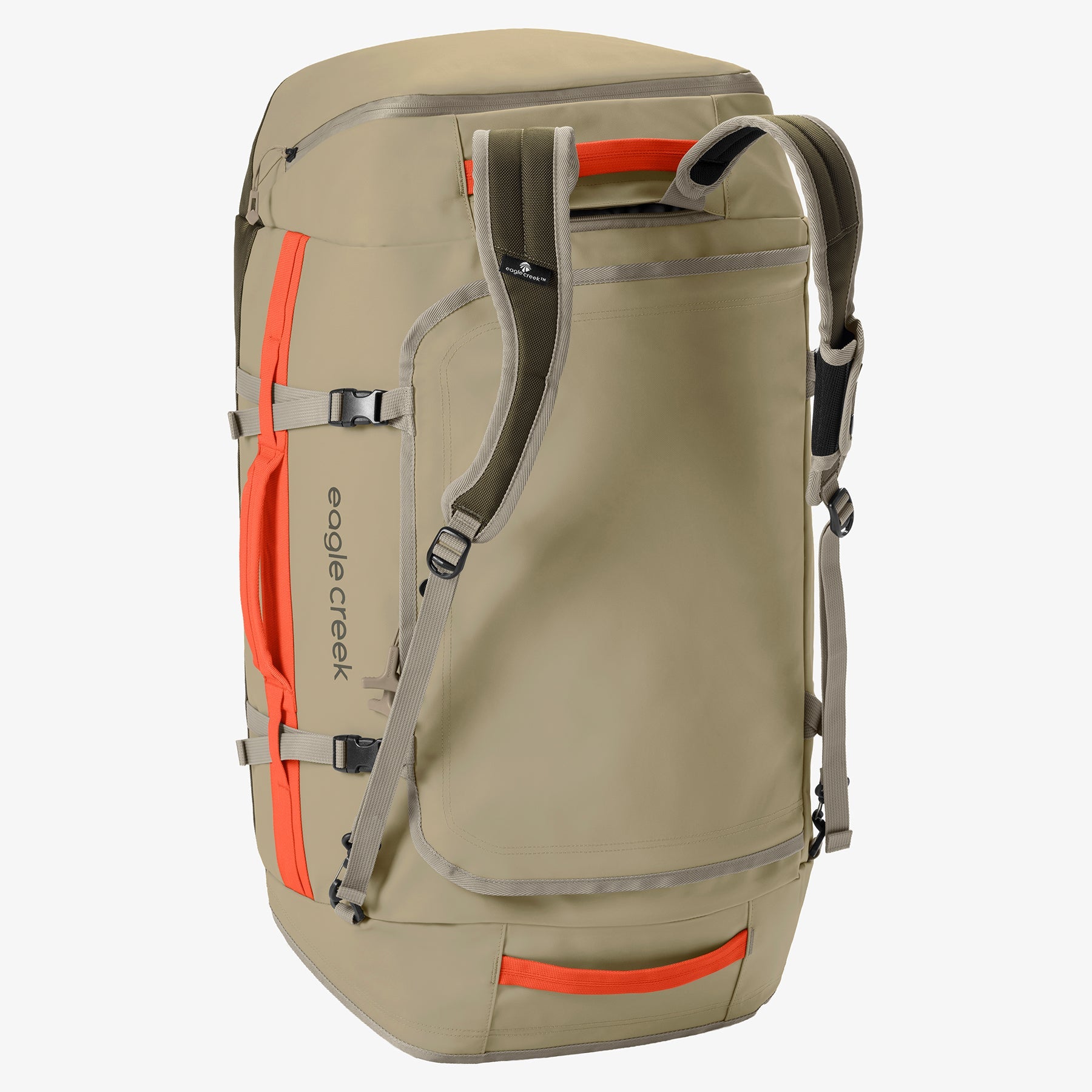 Eagle Creek Cargo Hauler 90L Duffel Bag in Desert Tan — back view