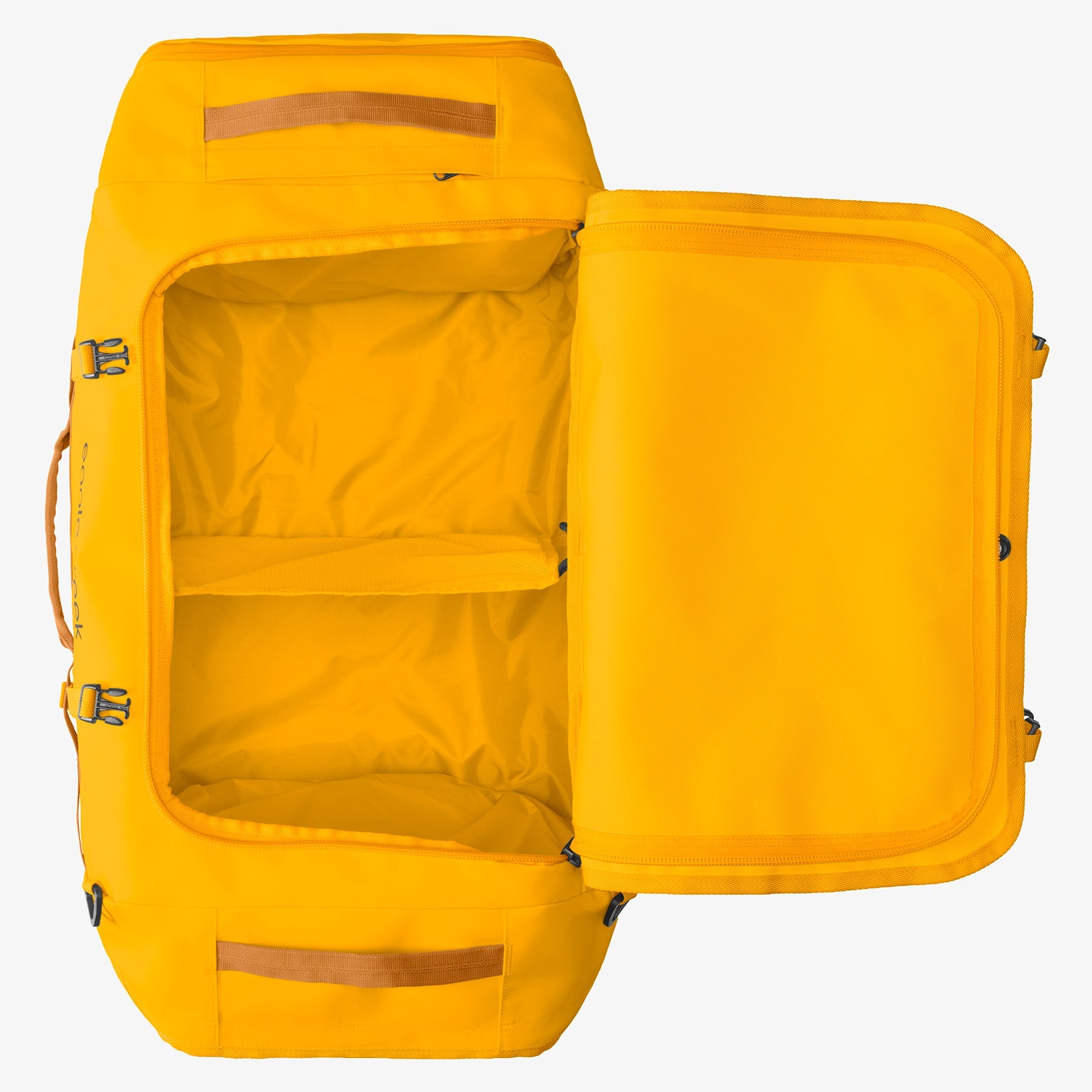 Eagle Creek Cargo Hauler 90L Duffel Bag in Citrus Orange — angle view 3