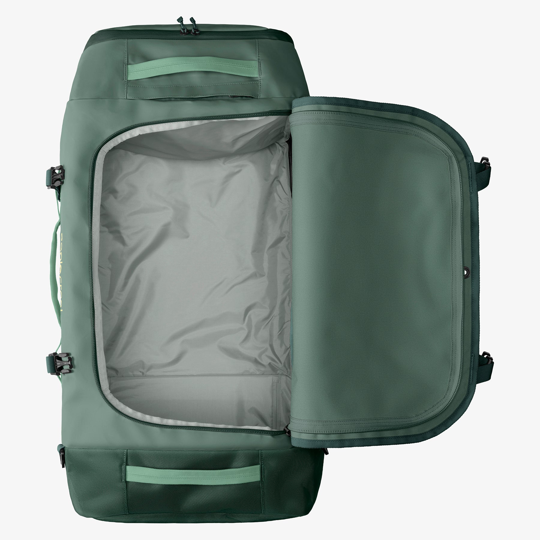 Eagle Creek Cargo Hauler 110L Rolling Duffel Bag in Sycamore Green — angle view 3