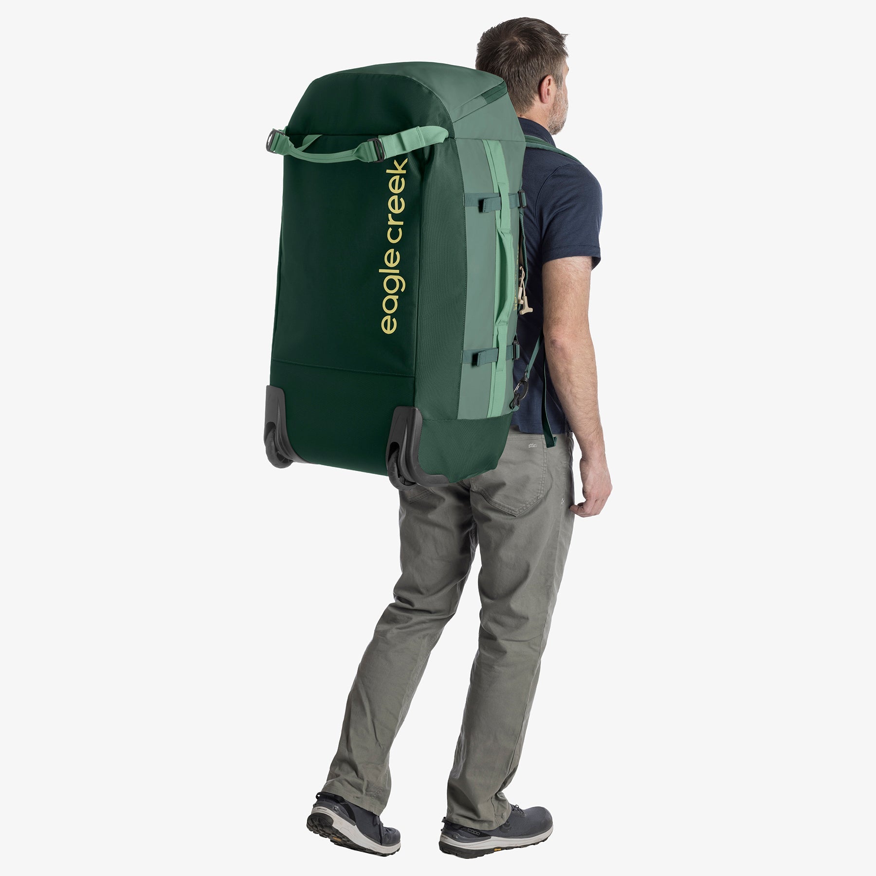 Eagle Creek Cargo Hauler 110L Rolling Duffel Bag in Sycamore Green — detail view 2
