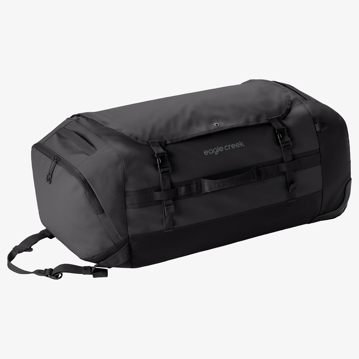 Eagle Creek Cargo Hauler 130L Rolling Duffel Bag in Black — front view # color_Black