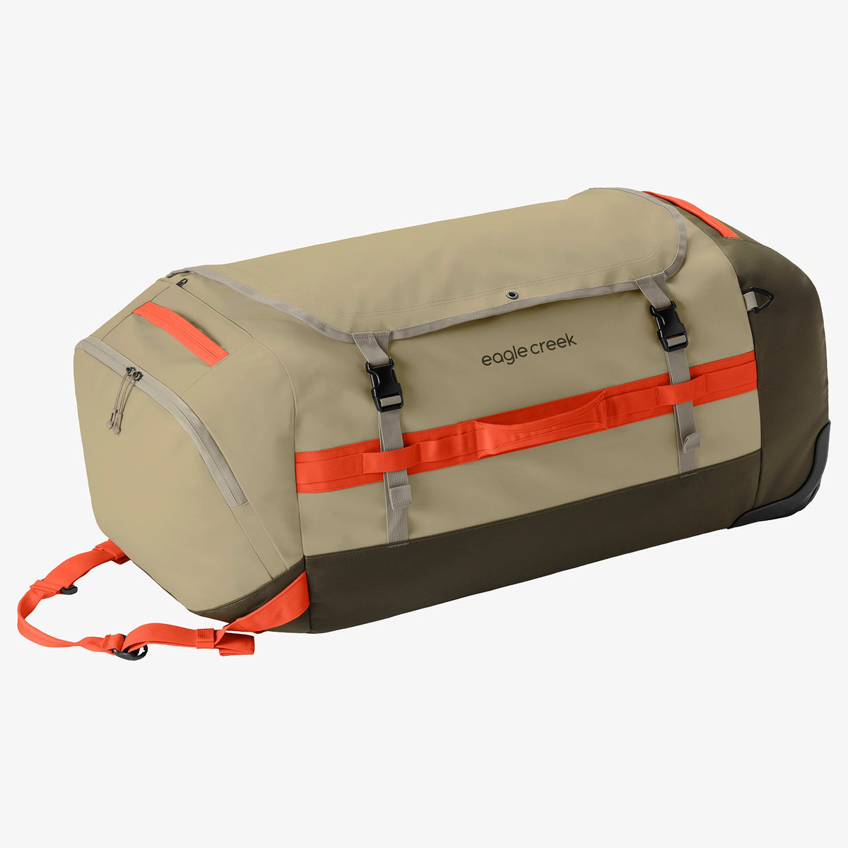 Eagle Creek Cargo Hauler 130L Rolling Duffel Bag in Desert Tan — front view # color_Desert Tan