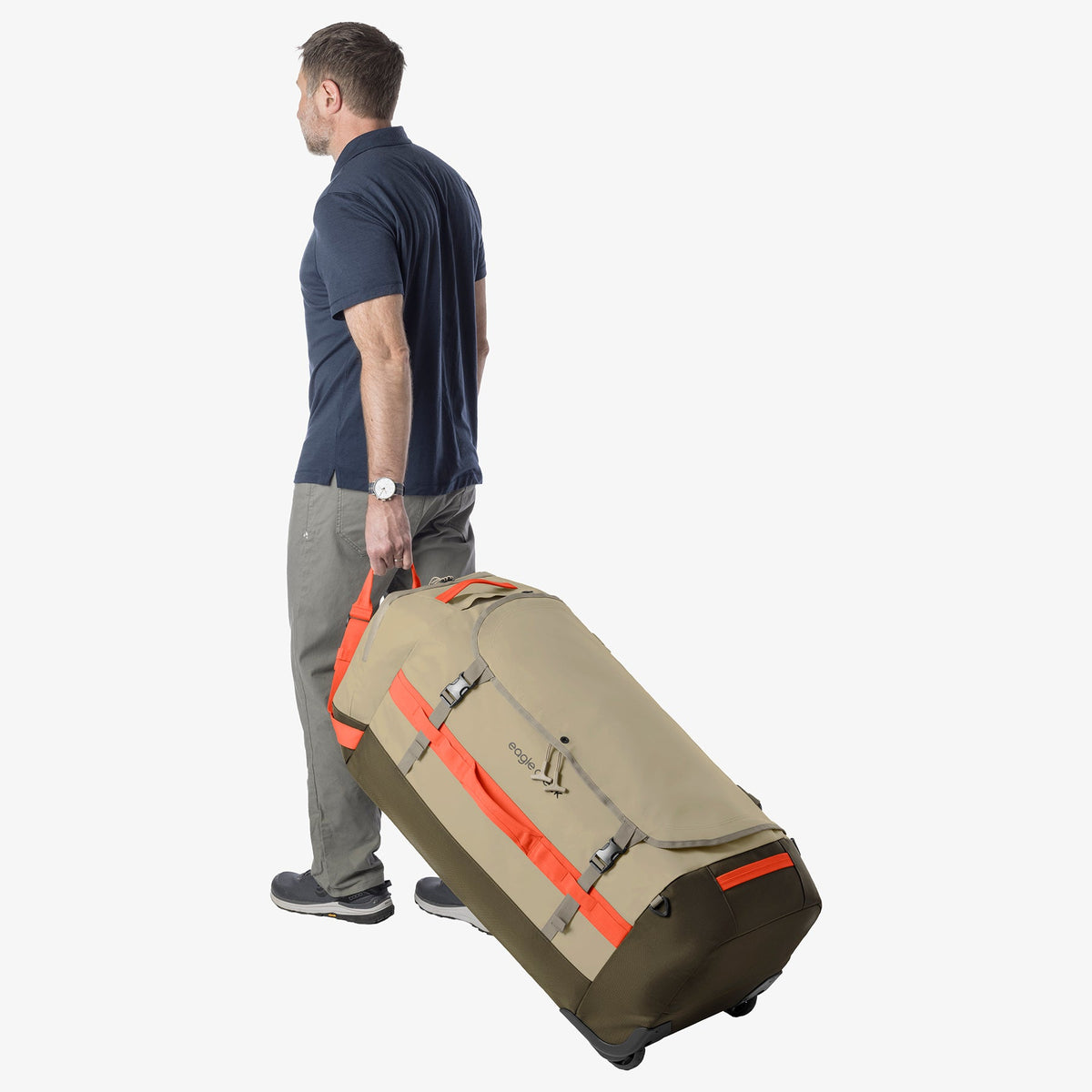 Eagle Creek Cargo Hauler 130L Rolling Duffel Bag in Desert Tan — detail view 3 # color_Desert Tan