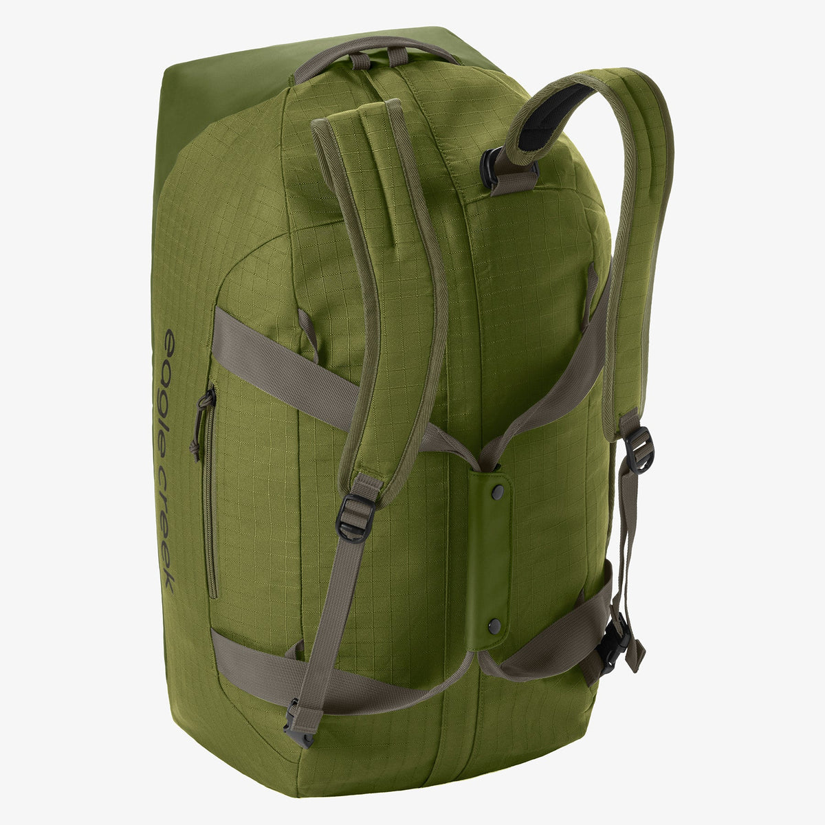Eagle Creek No Matter What 40L Duffel Bag in Olive Green — back view # color_Olive Green