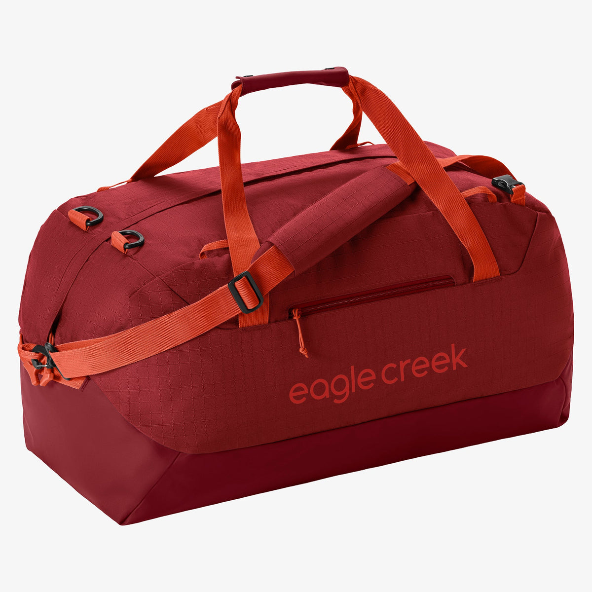 Eagle Creek No Matter What 90L Duffel Bag in Cranberry Red — front view # color_Cranberry Red