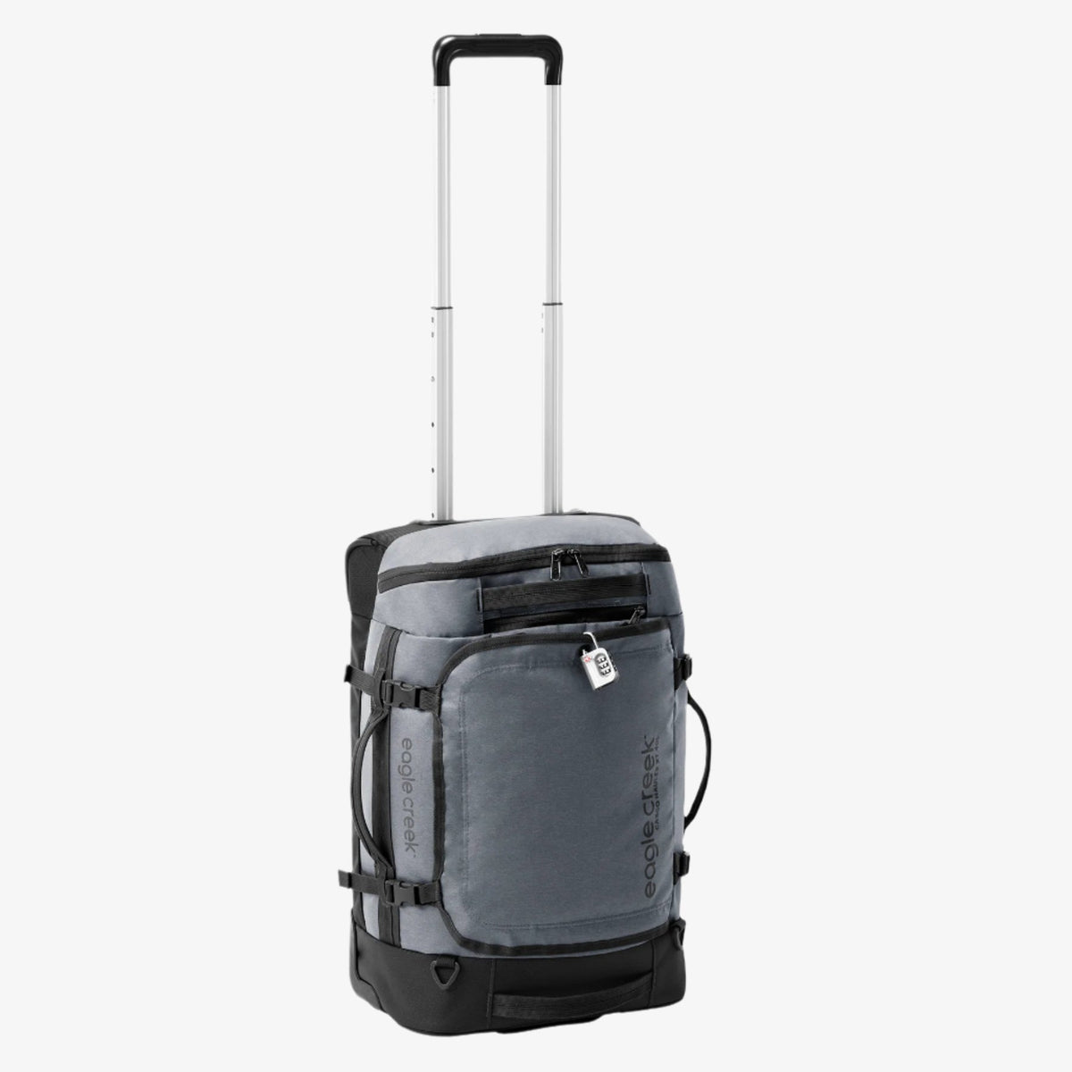 Eagle Creek Cargo Hauler XT Wheeled Duffel Int. Carry On in Charcoal — angle view 2
