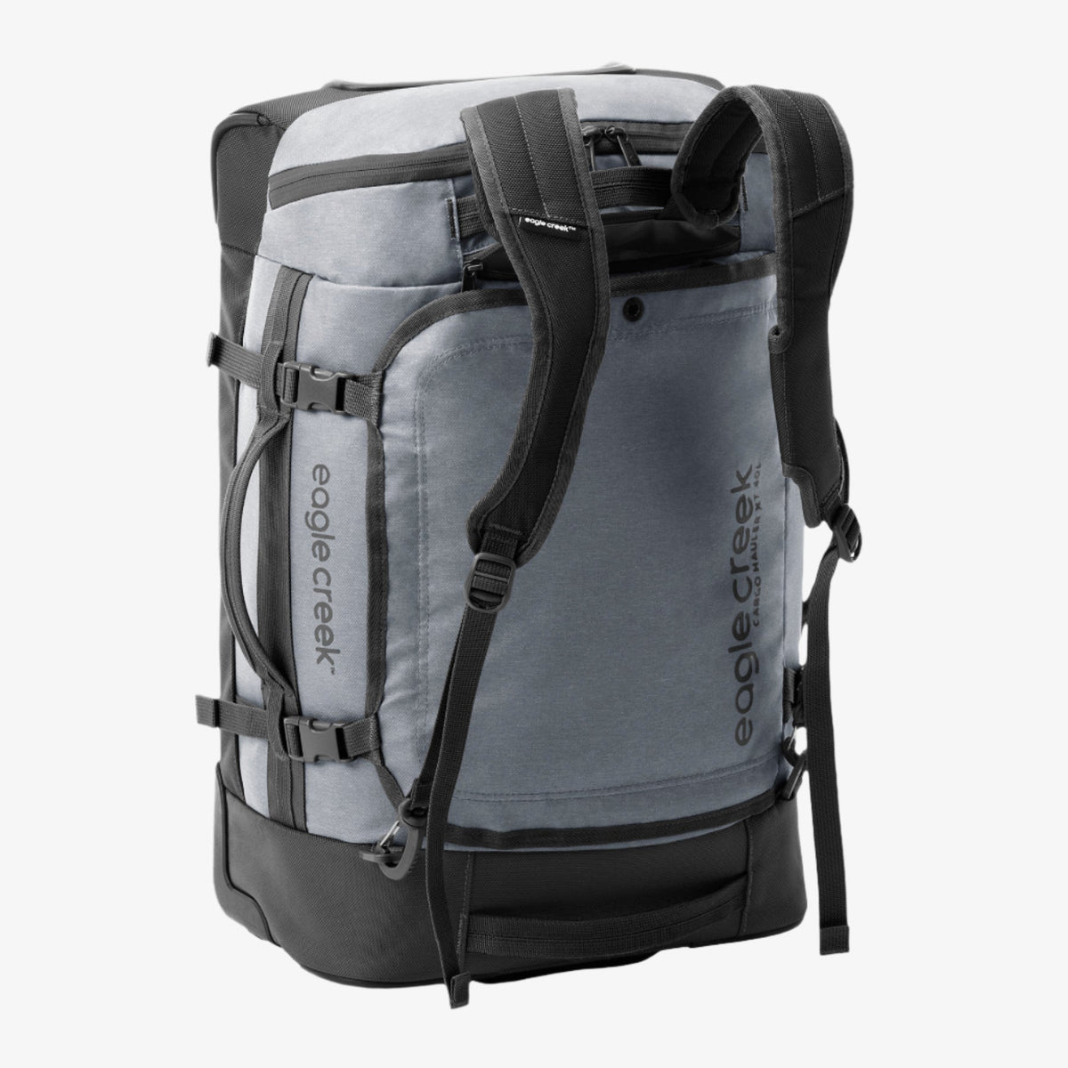 Eagle Creek Cargo Hauler XT Wheeled Duffel Int. Carry On in Charcoal — back view