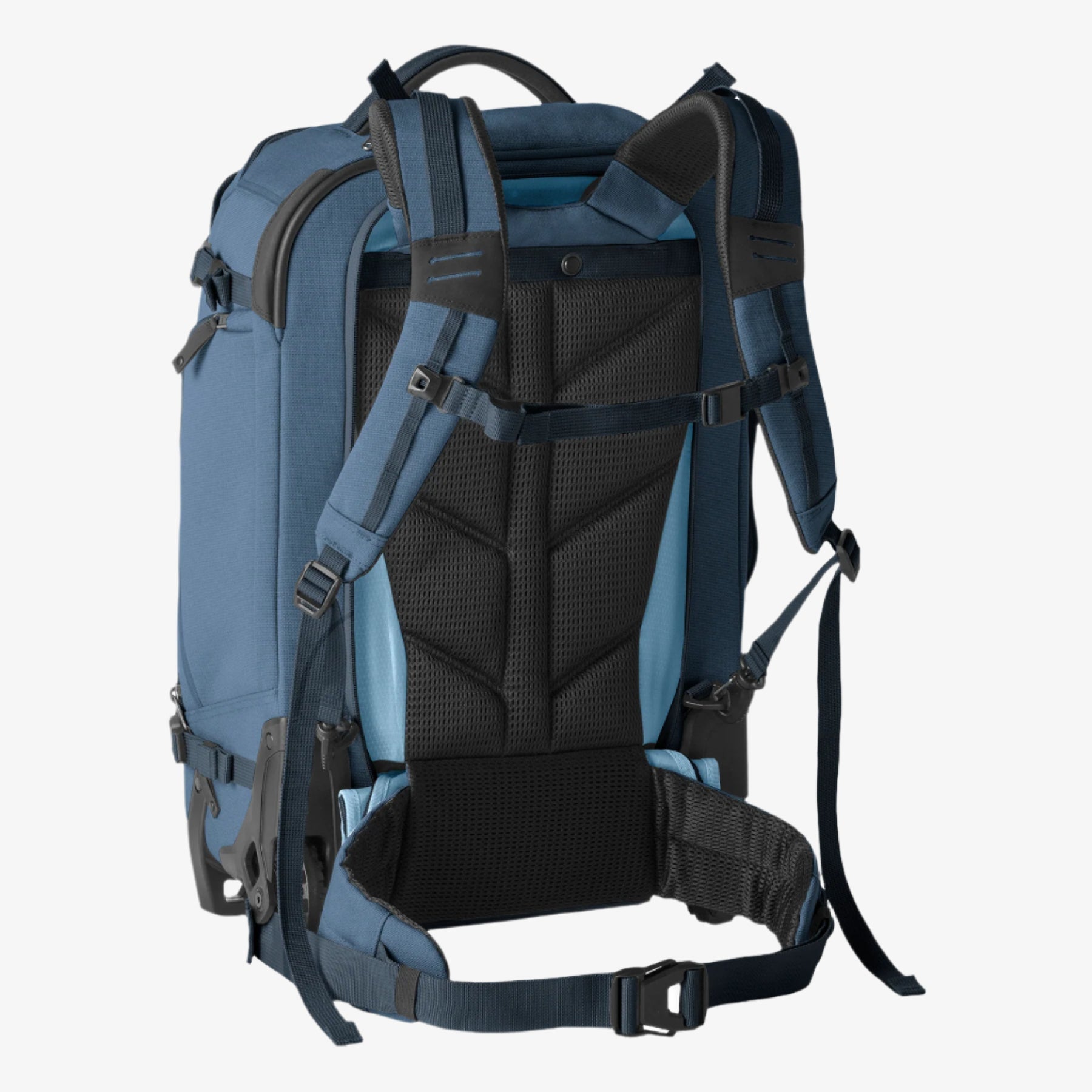 Eagle Creek Gear Warrior XE 2-Wheel 21.75"/40L Convertible Carry-On Luggage in Blue Jay — interior view