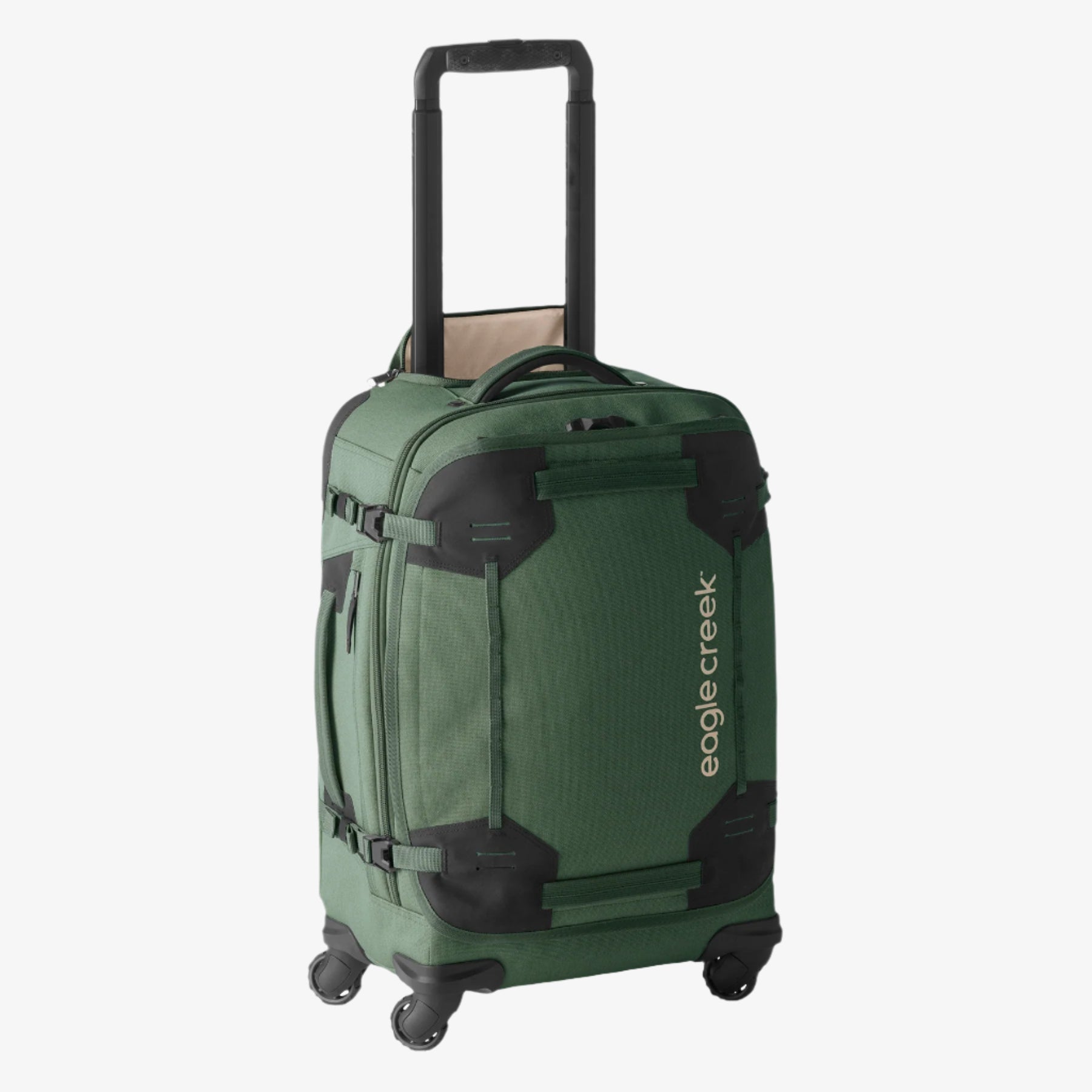 Eagle Creek Gear Warrior XE 4-Wheel 21.75"/40L Carry-On Luggage in Jungle Green — front view