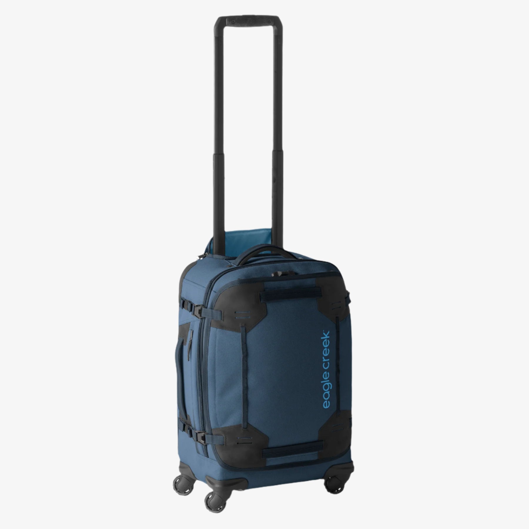 Eagle Creek Gear Warrior XE 4-Wheel 21.75"/40L Carry-On Luggage in Blue Jay — angle view 4