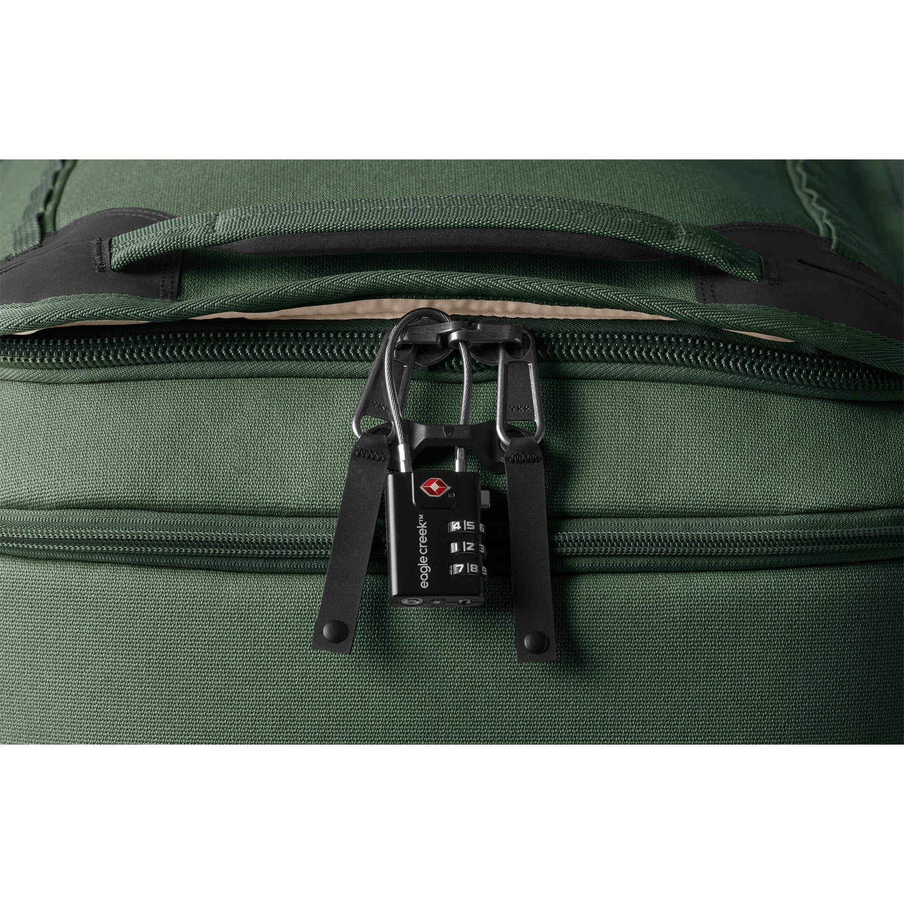 Eagle Creek Gear Warrior XE 2-Wheel 27"/65L Luggage in Jungle Green — detail view 3