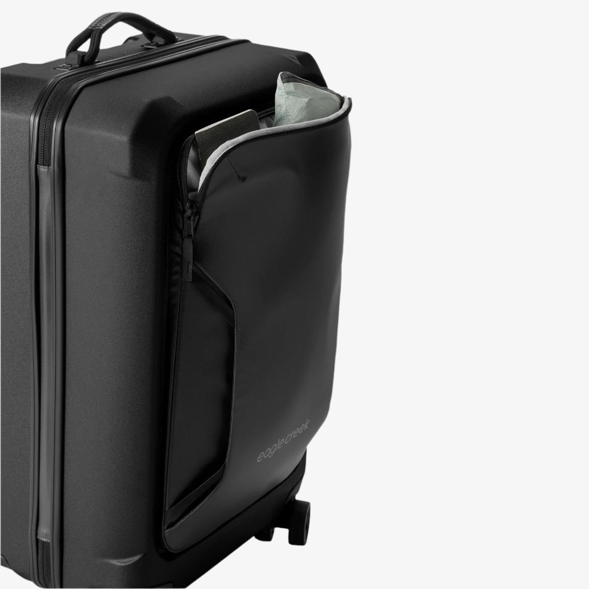 Eagle Creek Tarmac 26"/65L Luggage in Black — interior view # color_Black