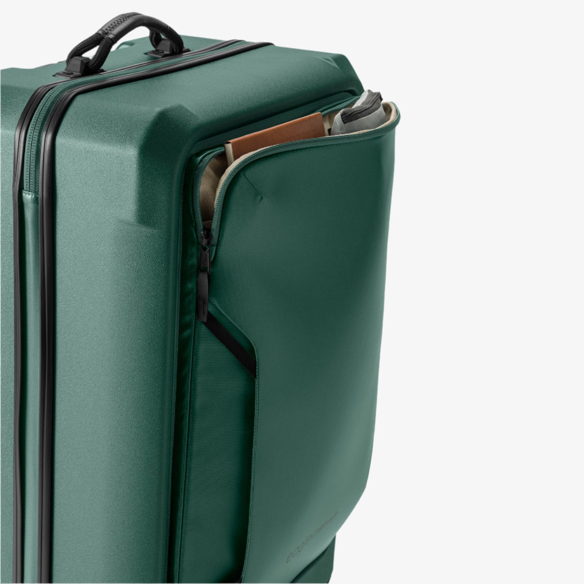 Eagle Creek Tarmac 29"/95L Luggage in Duck Green — interior view # color_Duck Green