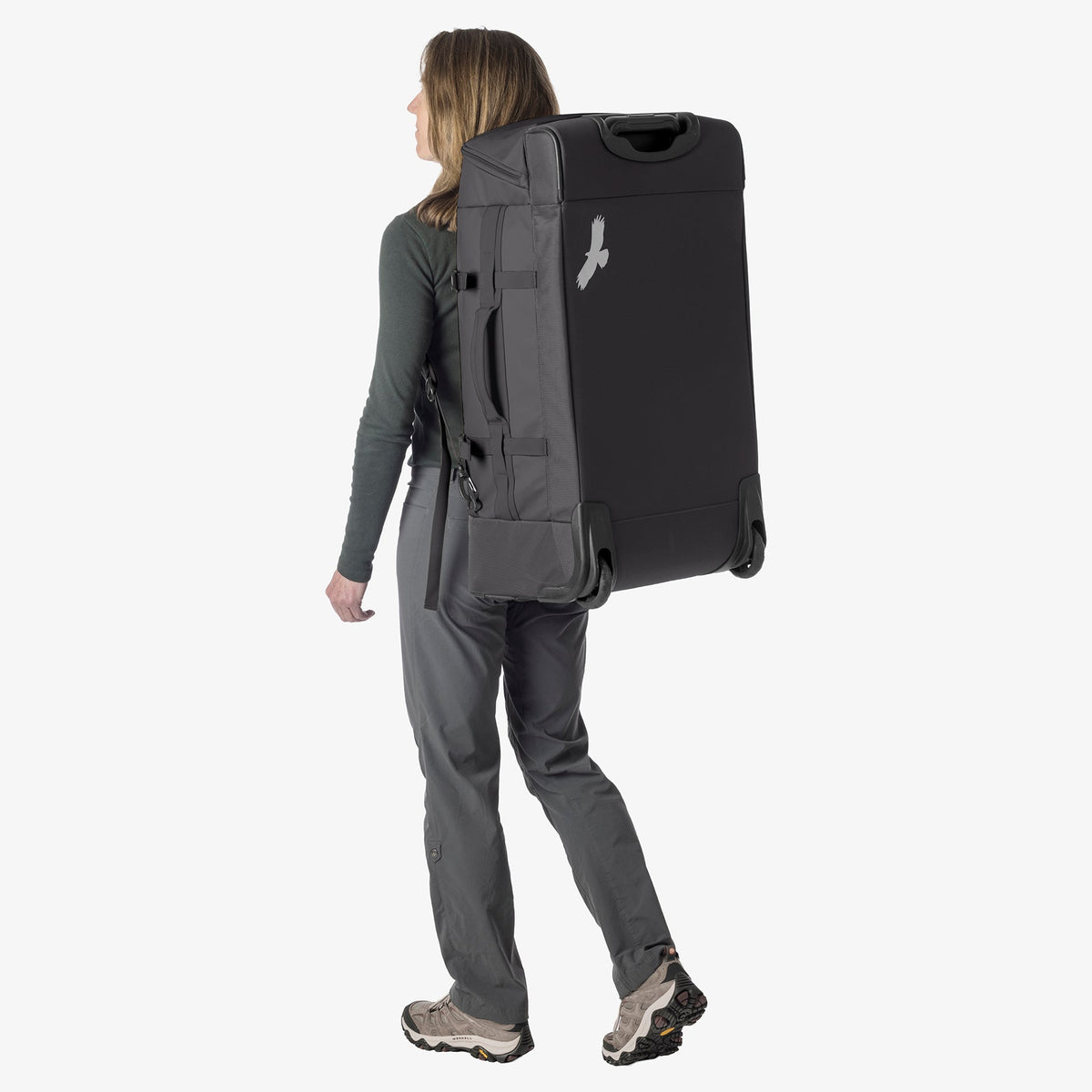 Eagle Creek Cargo Hauler XT 29"/90L Wheeled Duffel in Black — detail view 2 # color_Black