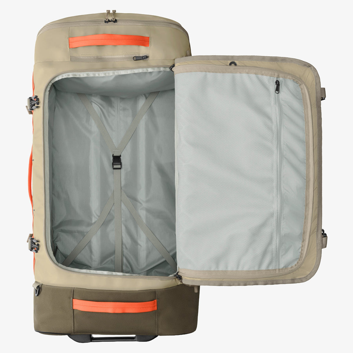 Eagle Creek Cargo Hauler XT 32"/120L Wheeled Duffel in Desert Tan — angle view 3 # color_Desert Tan