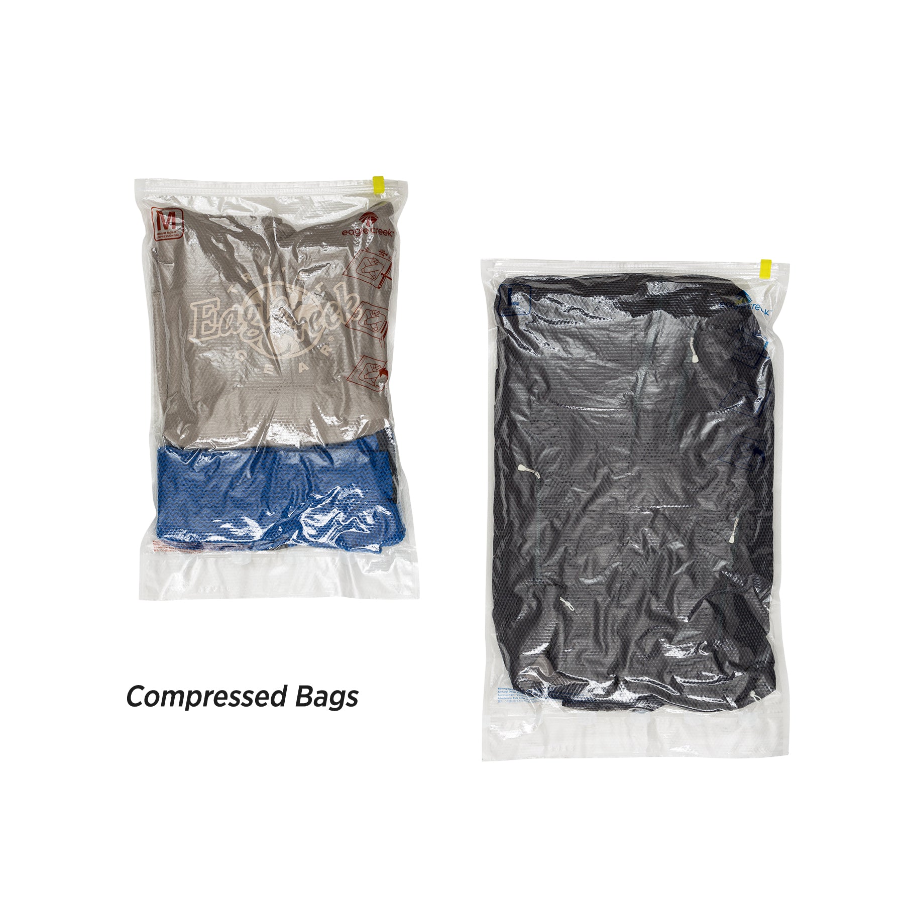 Eagle Creek Pack-It Compression Sack Set M/L in No Color — angle view 3