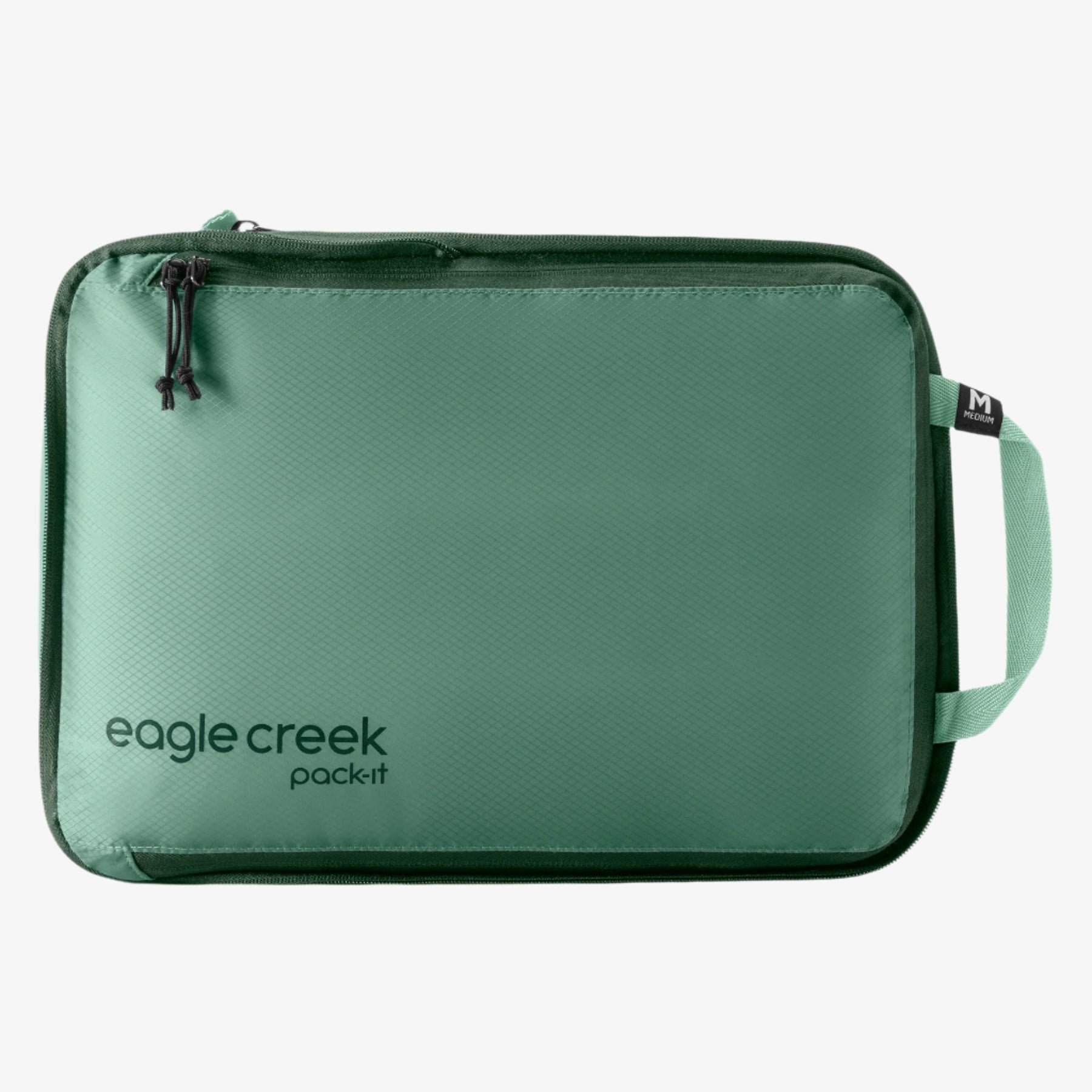 Eagle Creek Pack-It Isolate Compression Cube M in Willow Green — angle view 2