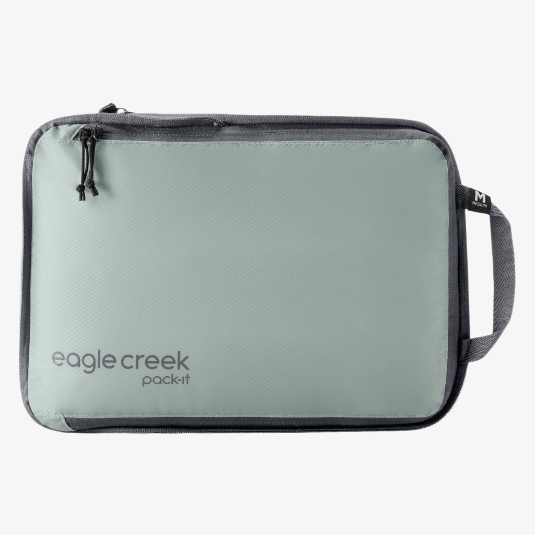 Eagle Creek Pack-It Isolate Compression Cube M in Storm Grey — angle view 2