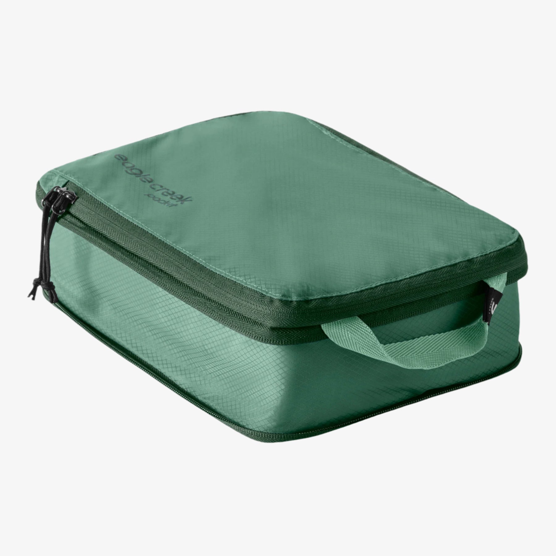 Eagle Creek Pack-It Isolate Compression Cube S in Willow Green — angle view 4