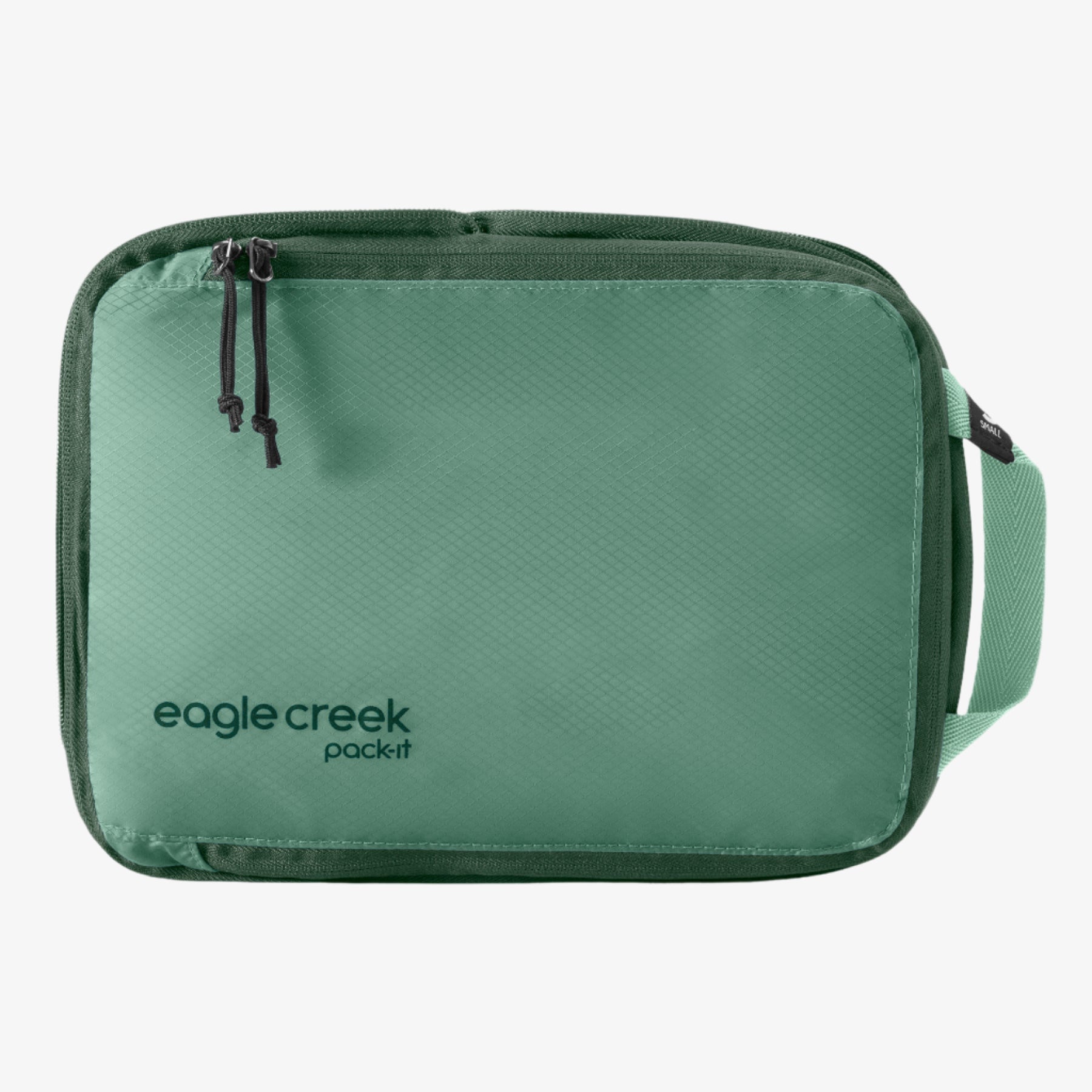 Eagle Creek Pack-It Isolate Compression Cube S in Willow Green — angle view 2